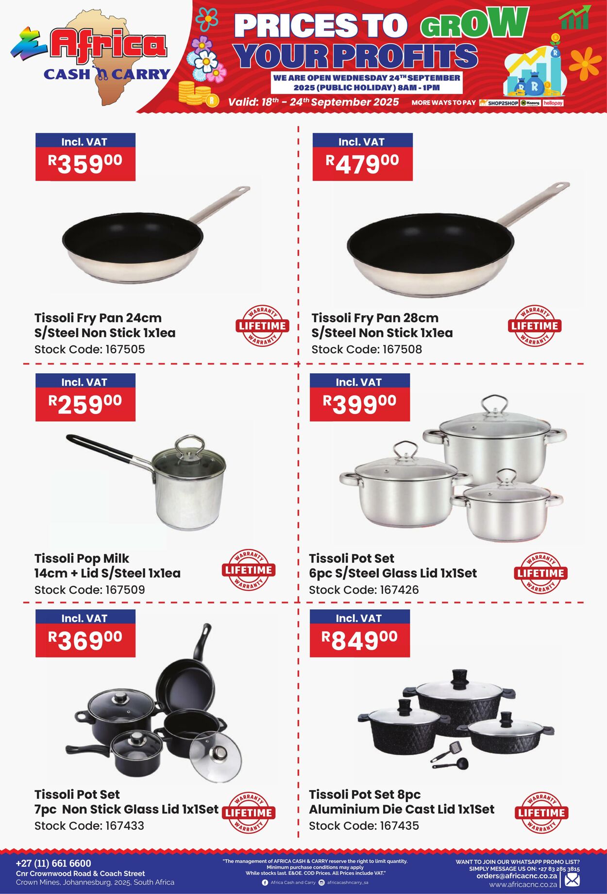 Special Africa Cash&Carry 18.09.2025 - 24.09.2025