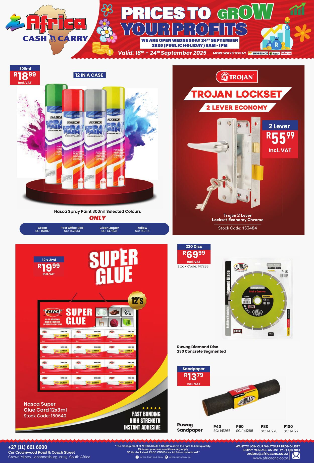 Special Africa Cash&Carry 18.09.2025 - 24.09.2025