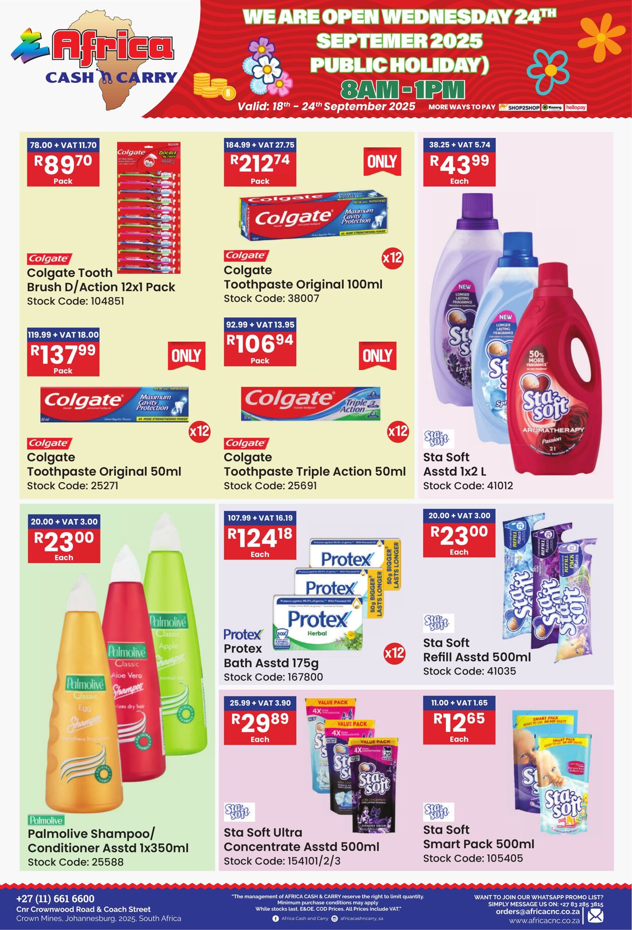 Special Africa Cash&Carry 18.09.2025 - 24.09.2025