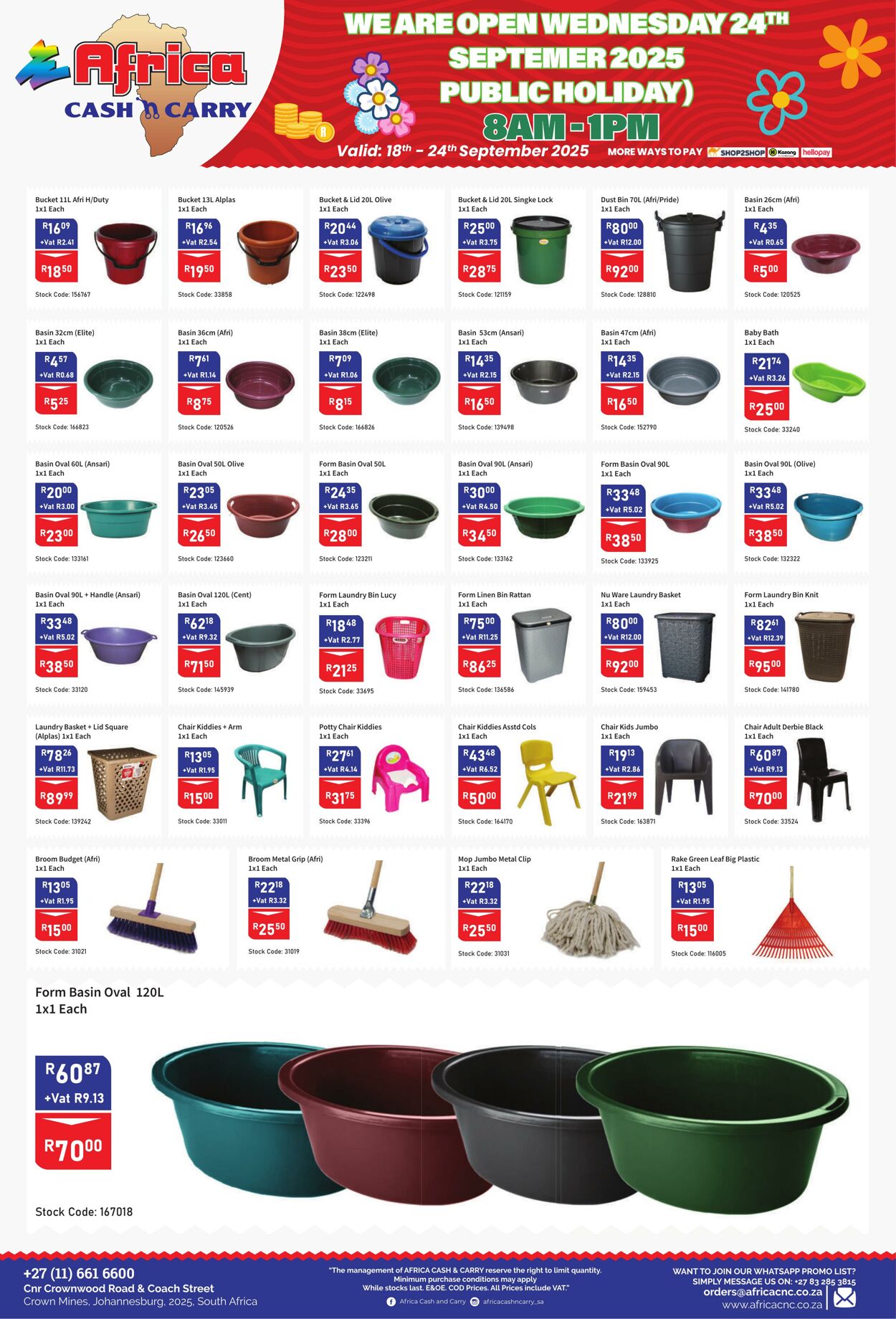 Special Africa Cash&Carry 18.09.2025 - 24.09.2025