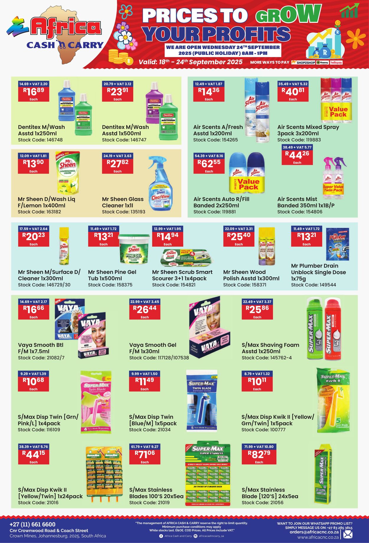 Special Africa Cash&Carry 18.09.2025 - 24.09.2025