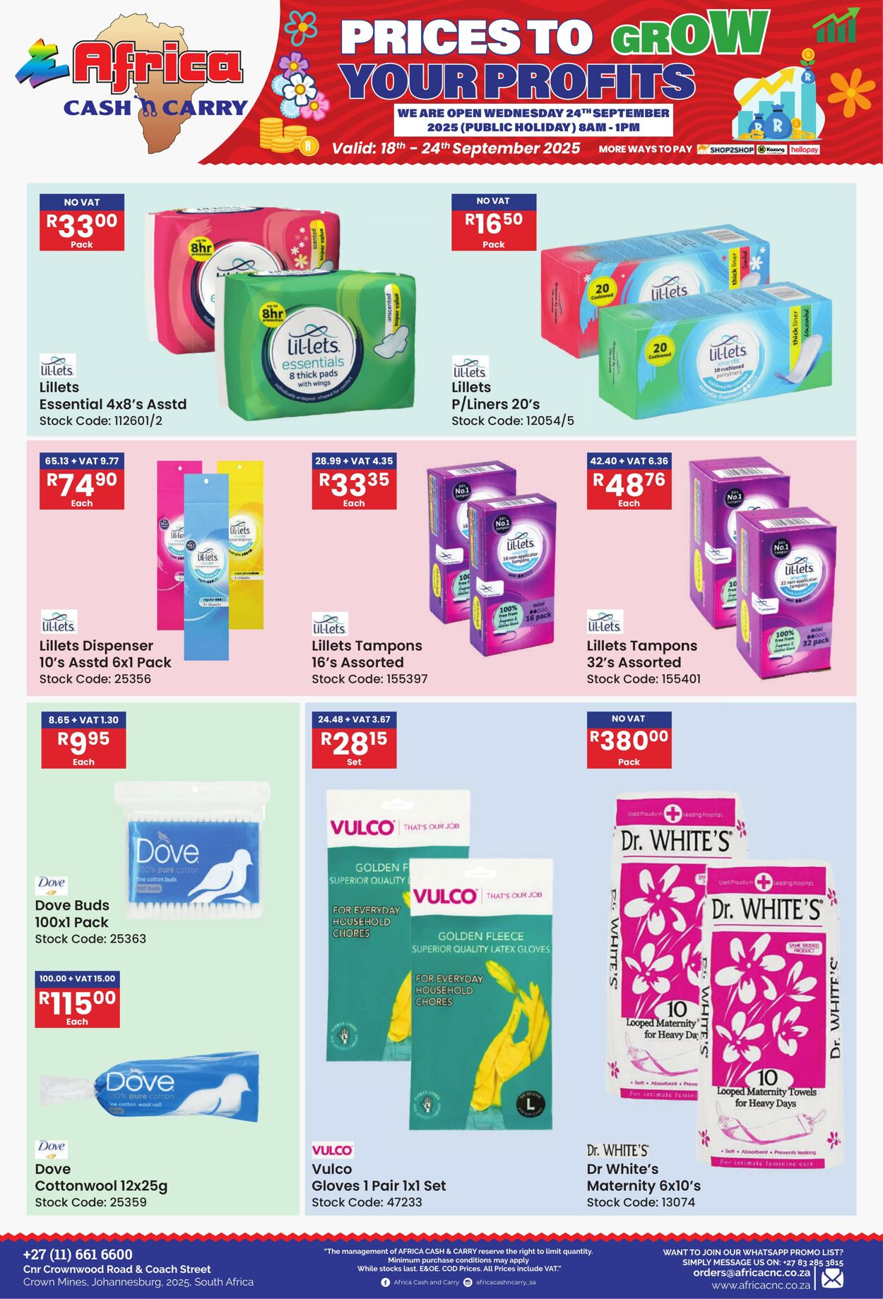 Special Africa Cash&Carry 18.09.2025 - 24.09.2025