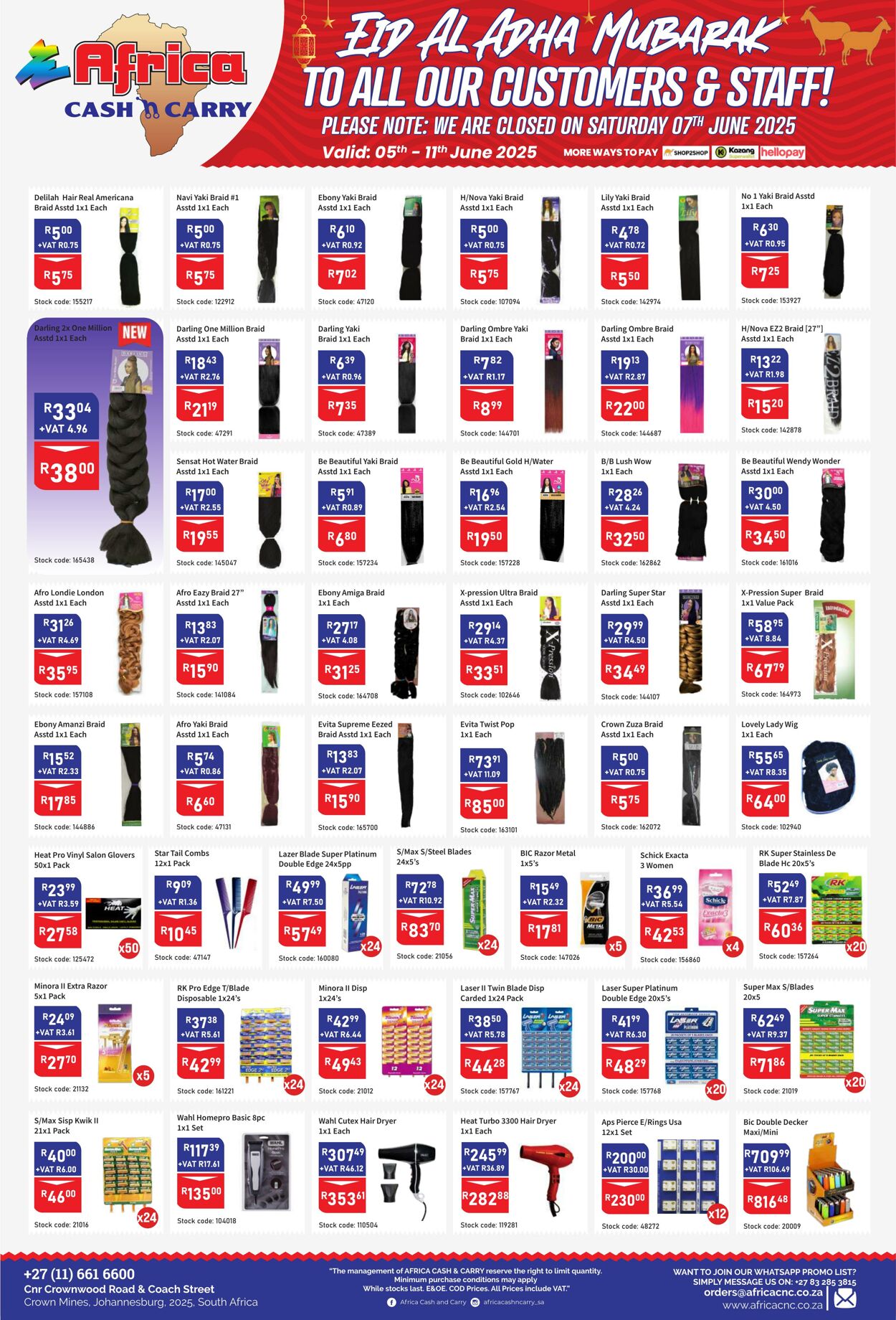 Special Africa Cash&Carry 05.06.2025 - 11.06.2025
