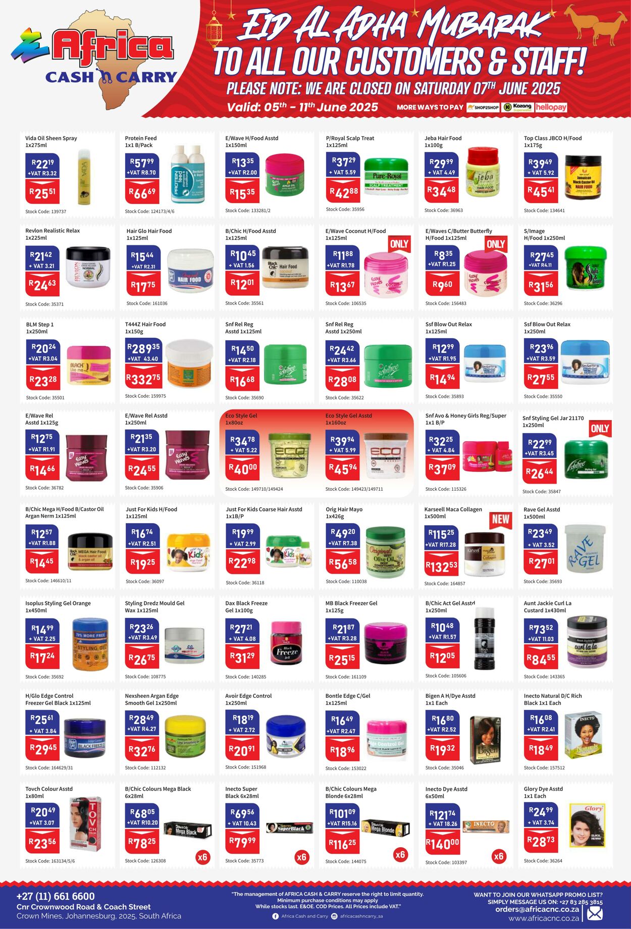 Special Africa Cash&Carry 05.06.2025 - 11.06.2025