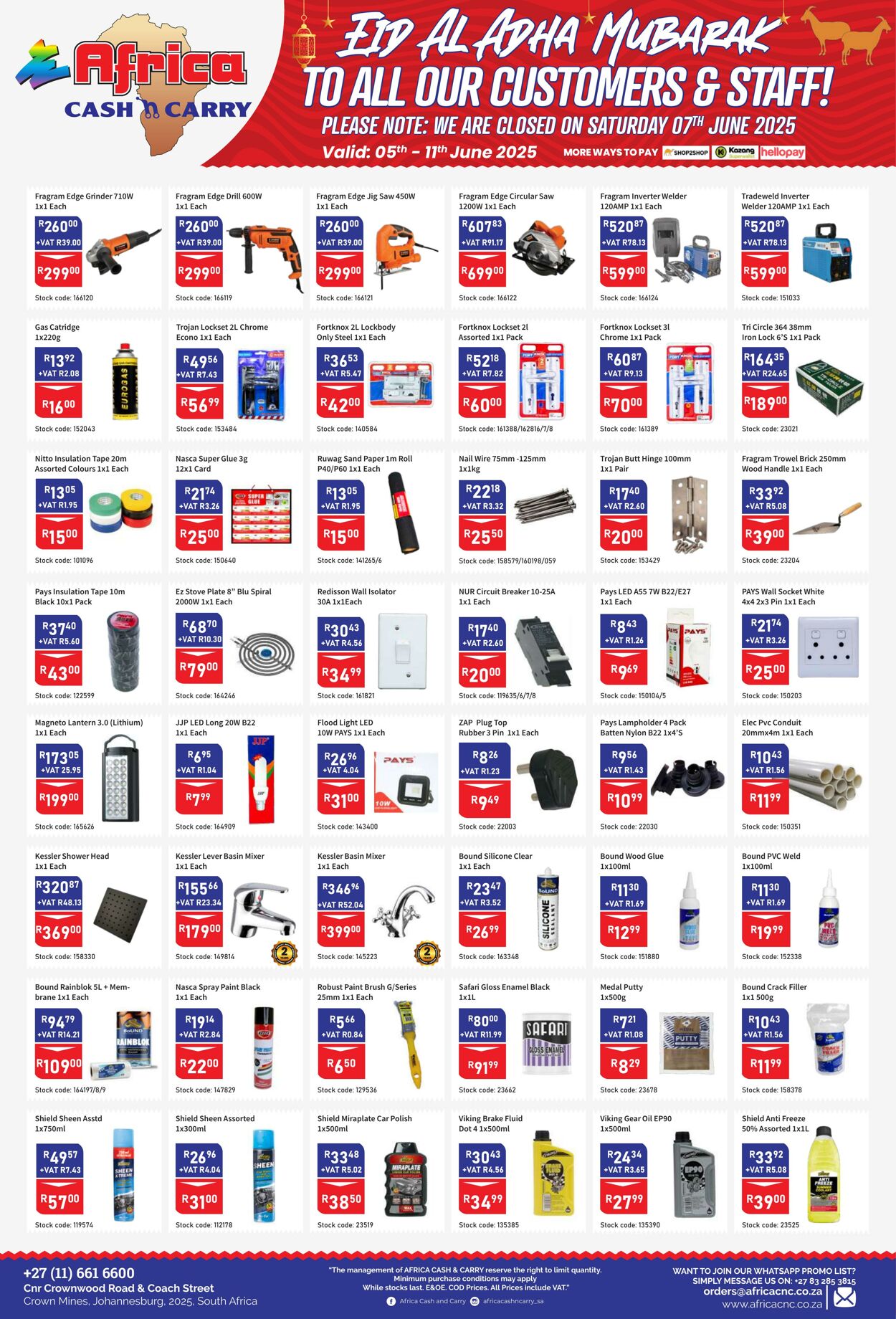 Special Africa Cash&Carry 05.06.2025 - 11.06.2025