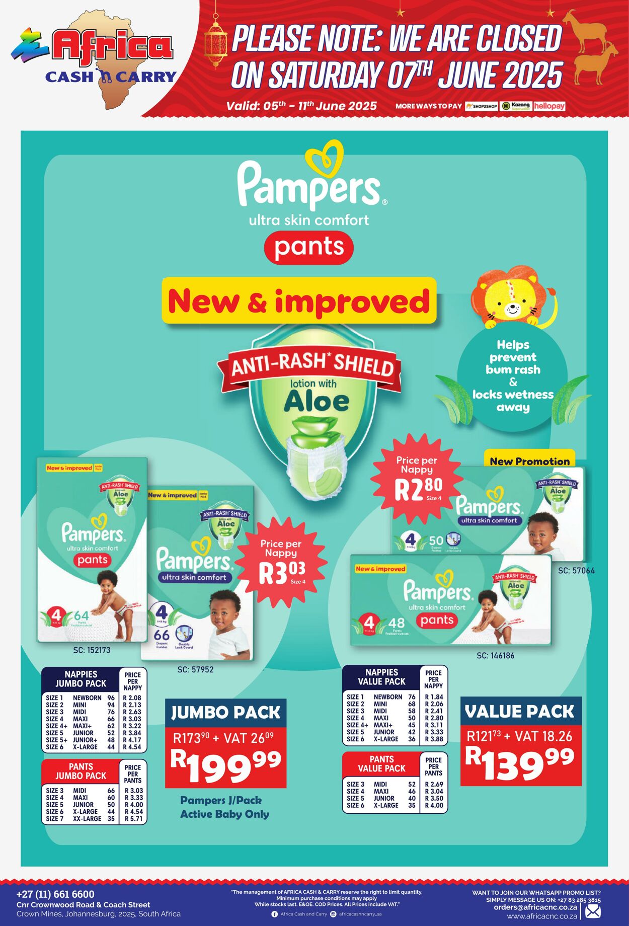 Special Africa Cash&Carry 05.06.2025 - 11.06.2025