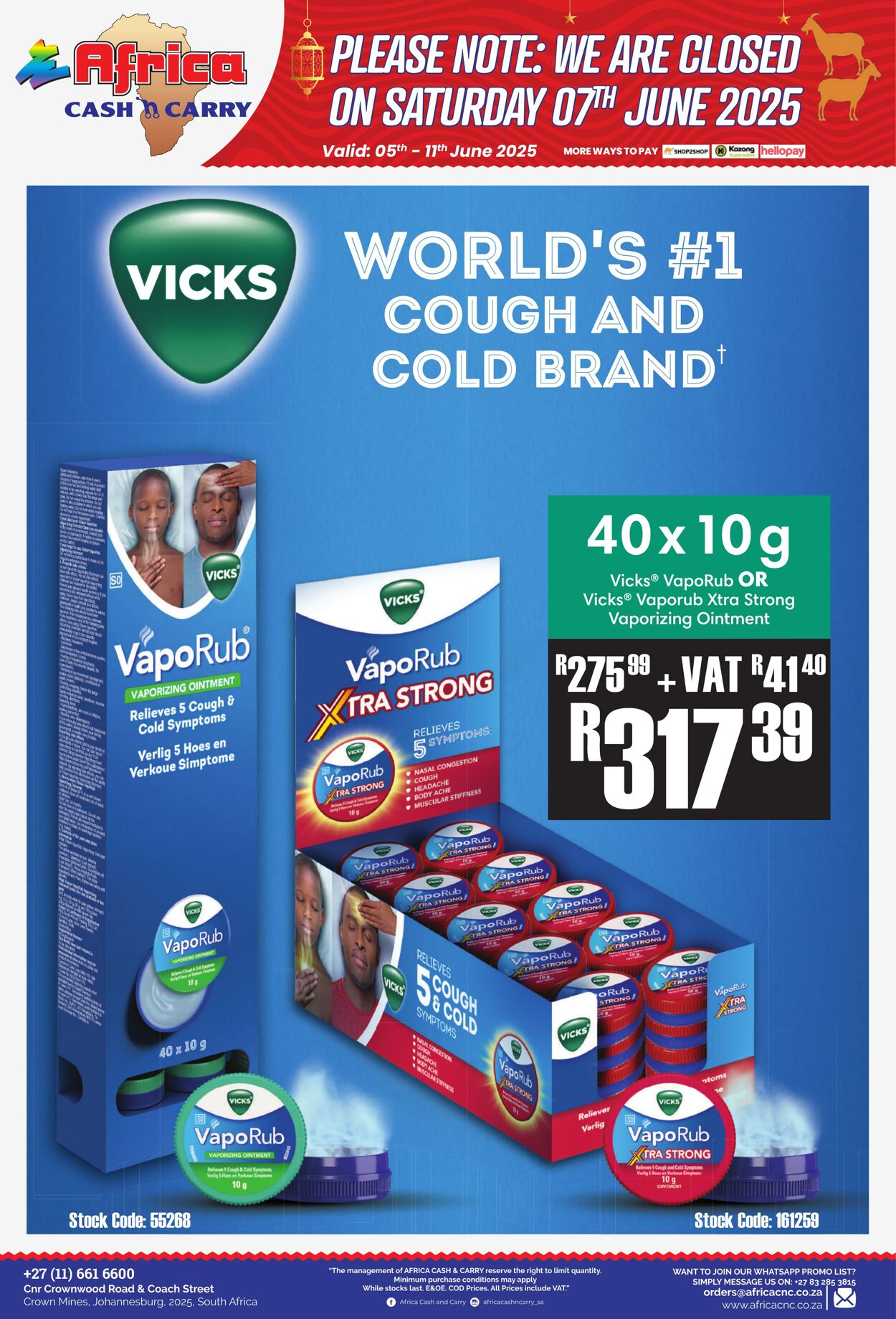 Special Africa Cash&Carry 05.06.2025 - 11.06.2025