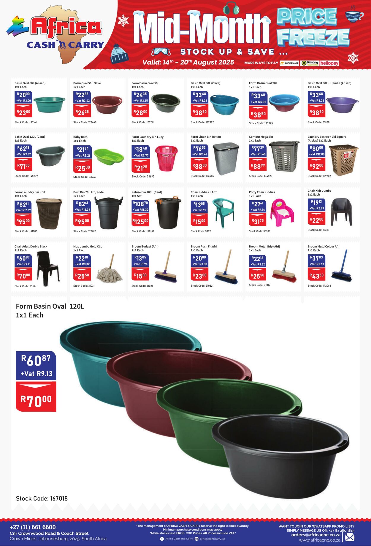 Special Africa Cash&Carry 14.08.2025 - 20.08.2025