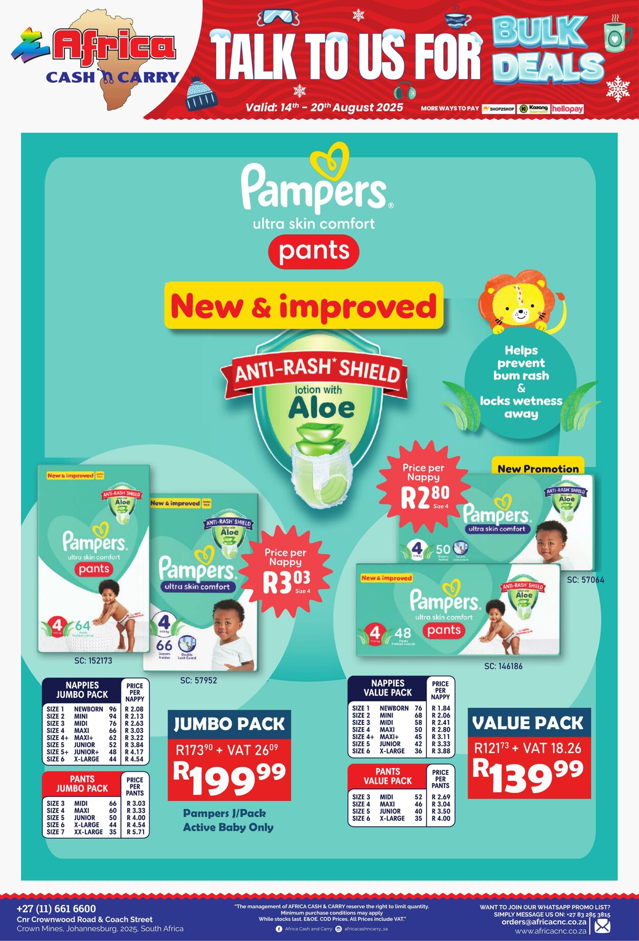 Special Africa Cash&Carry 14.08.2025 - 20.08.2025