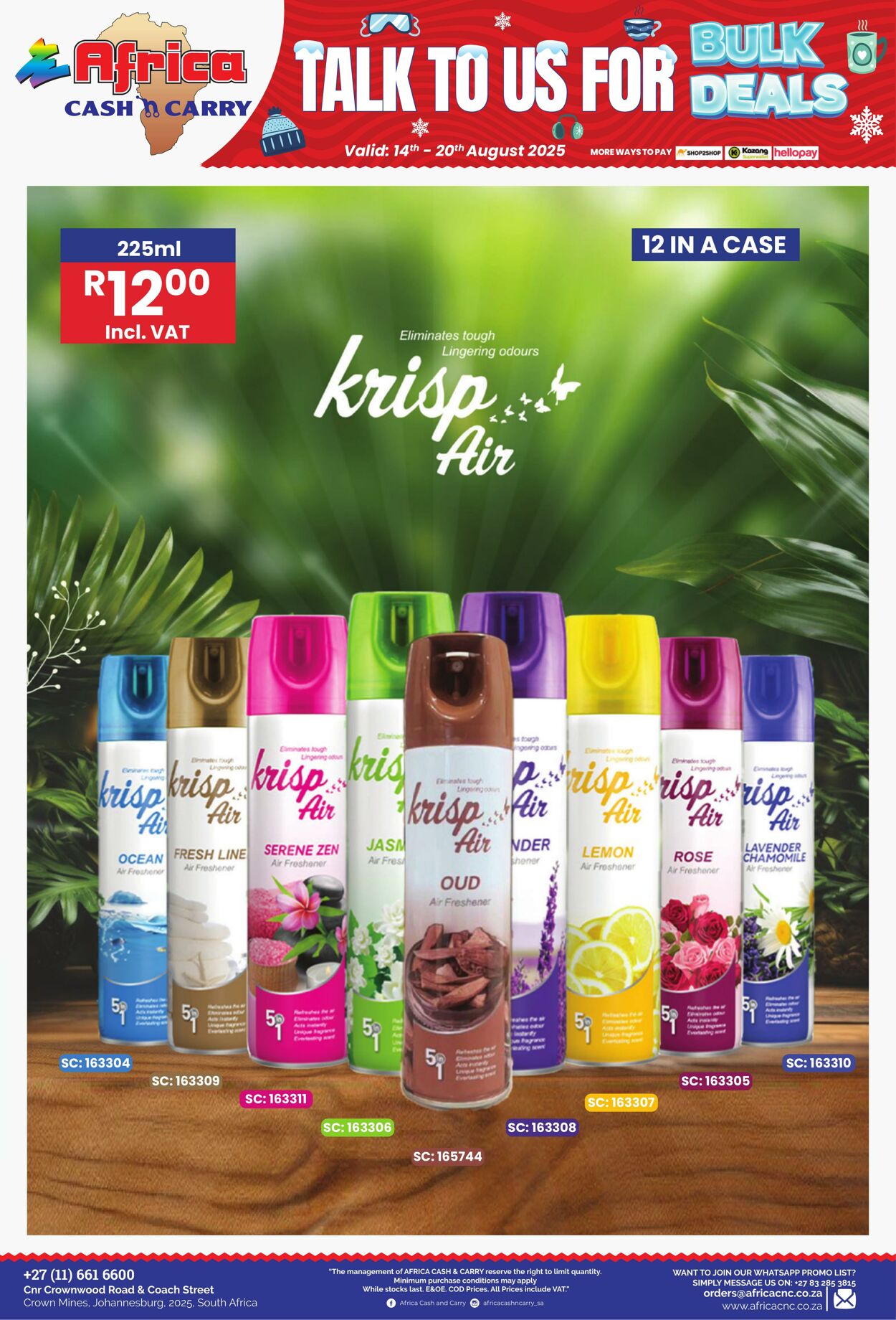 Special Africa Cash&Carry 14.08.2025 - 20.08.2025