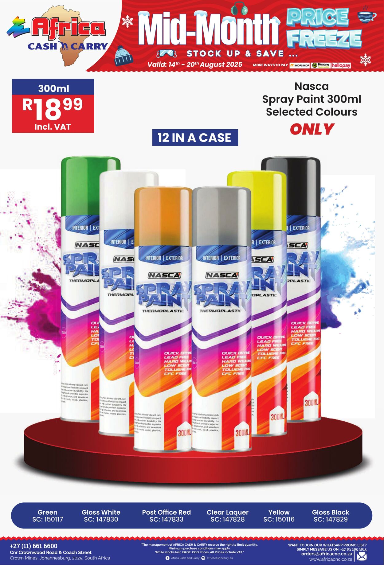 Special Africa Cash&Carry 14.08.2025 - 20.08.2025