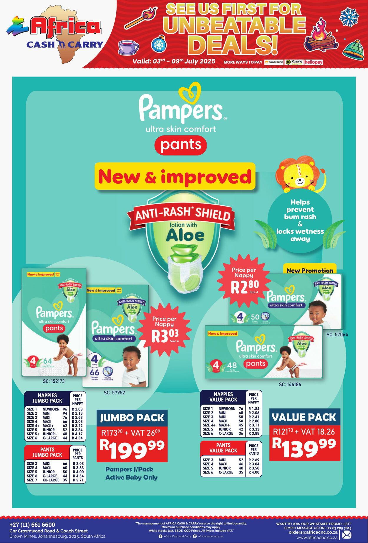 Special Africa Cash&Carry 03.07.2025 - 09.07.2025