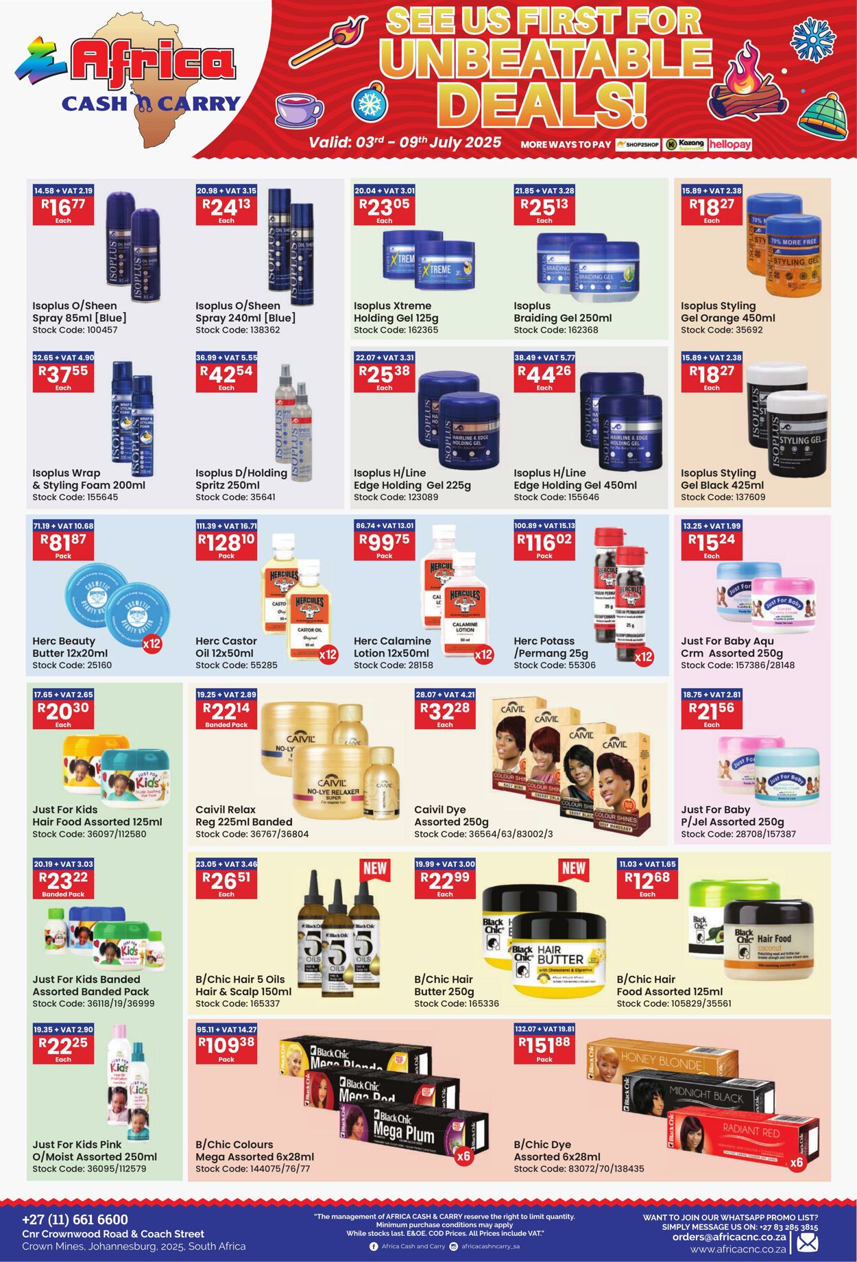 Special Africa Cash&Carry 03.07.2025 - 09.07.2025
