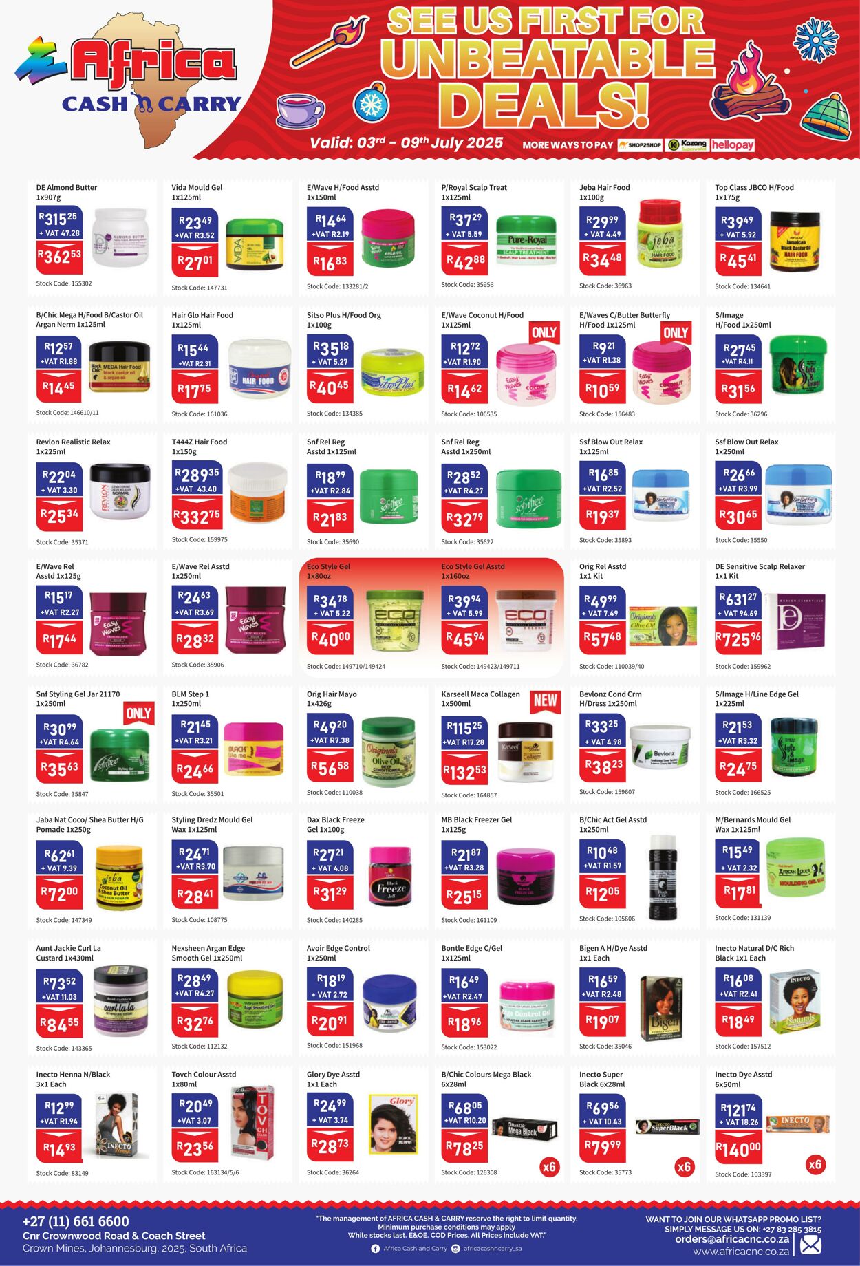 Special Africa Cash&Carry 03.07.2025 - 09.07.2025