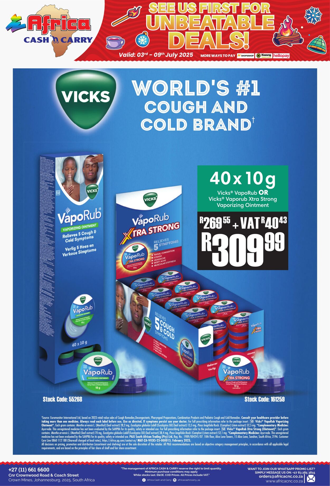 Special Africa Cash&Carry 03.07.2025 - 09.07.2025