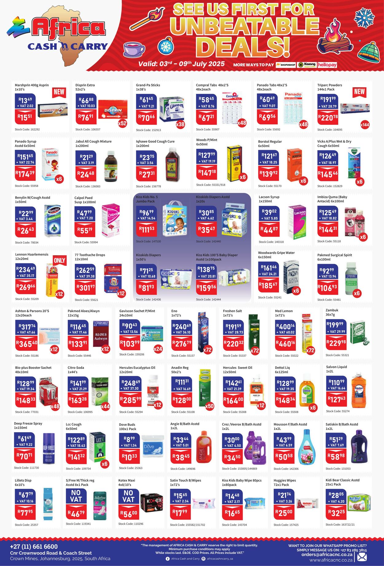 Special Africa Cash&Carry 03.07.2025 - 09.07.2025