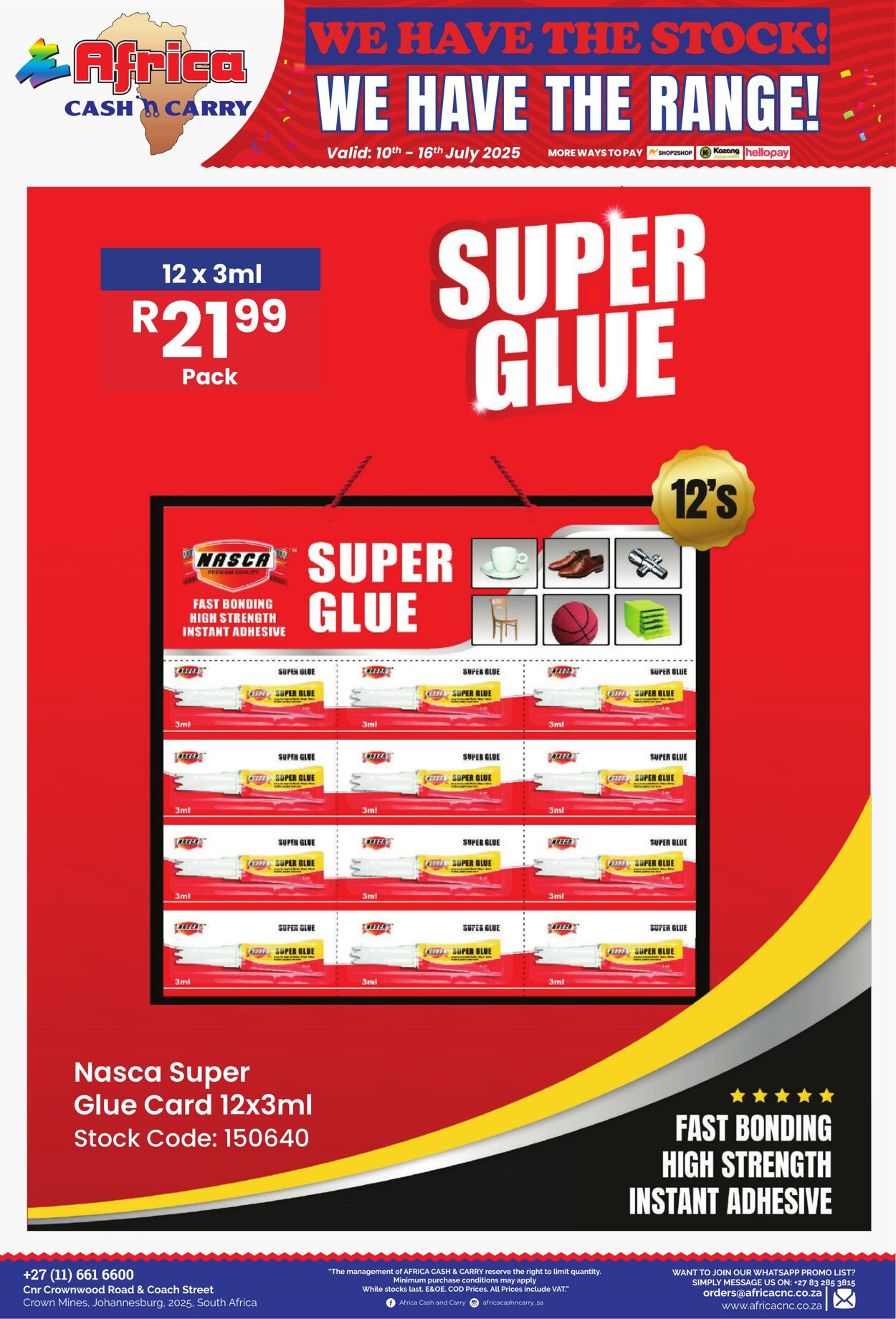Special Africa Cash&Carry 10.07.2025 - 16.07.2025