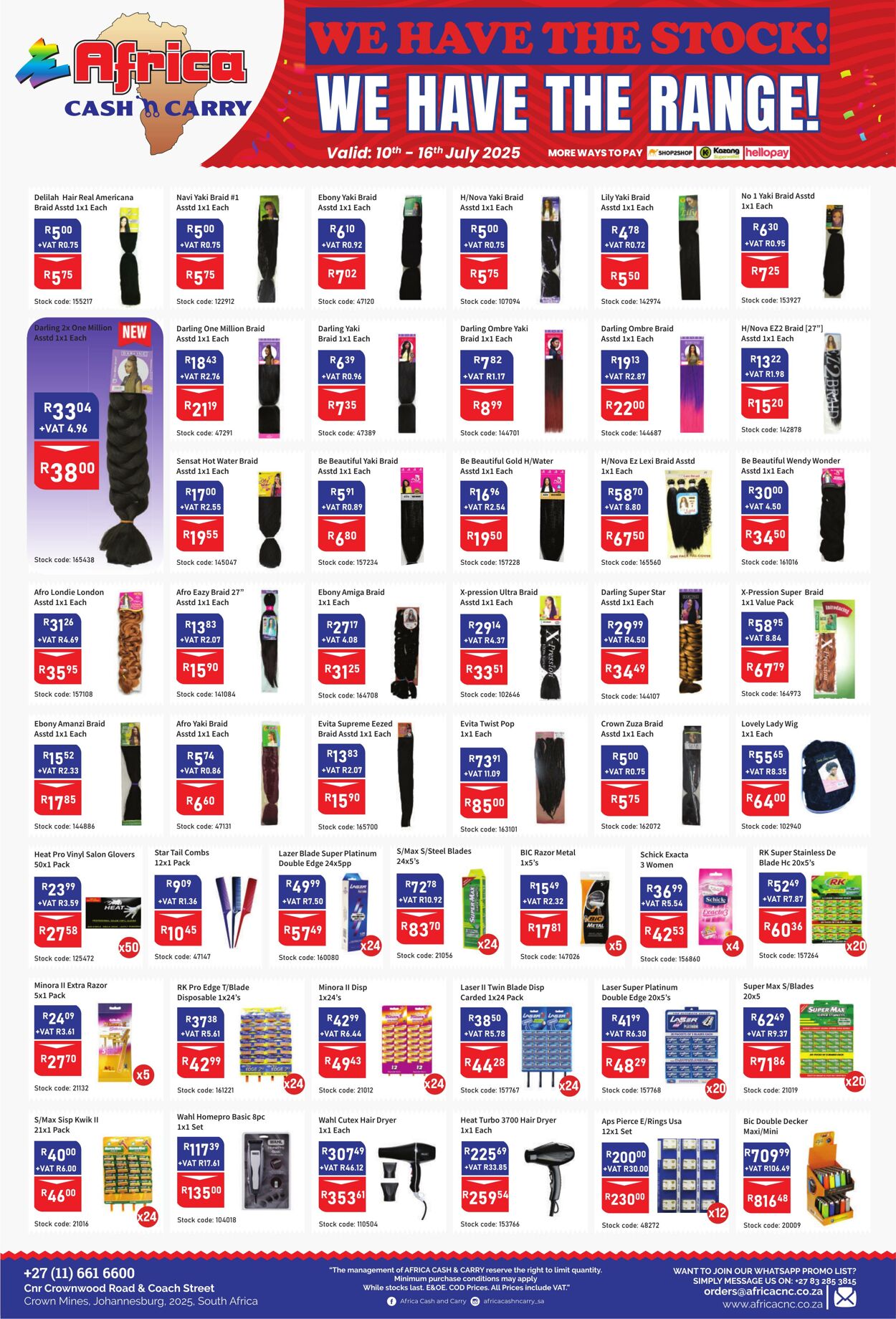 Special Africa Cash&Carry 10.07.2025 - 16.07.2025