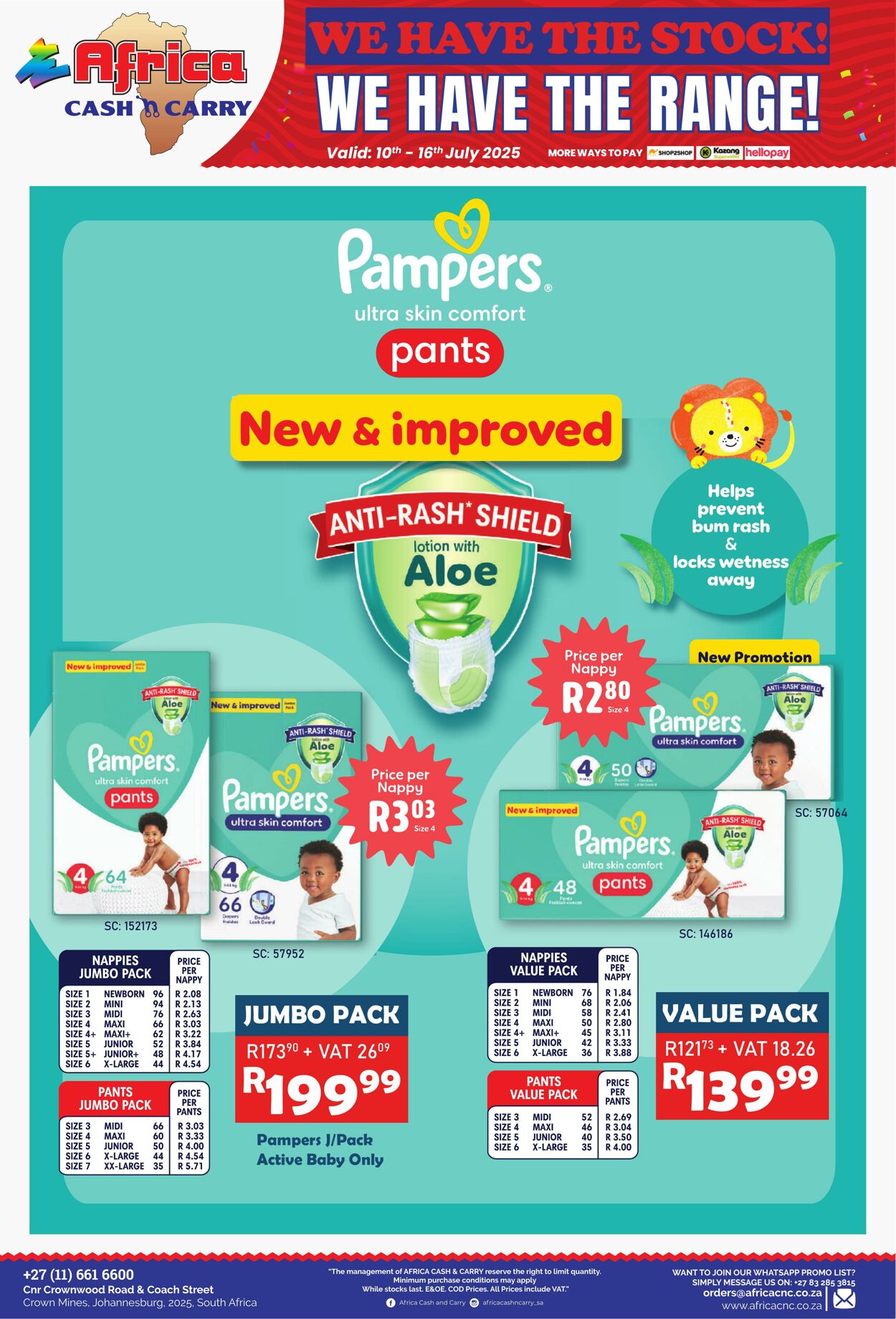 Special Africa Cash&Carry 10.07.2025 - 16.07.2025