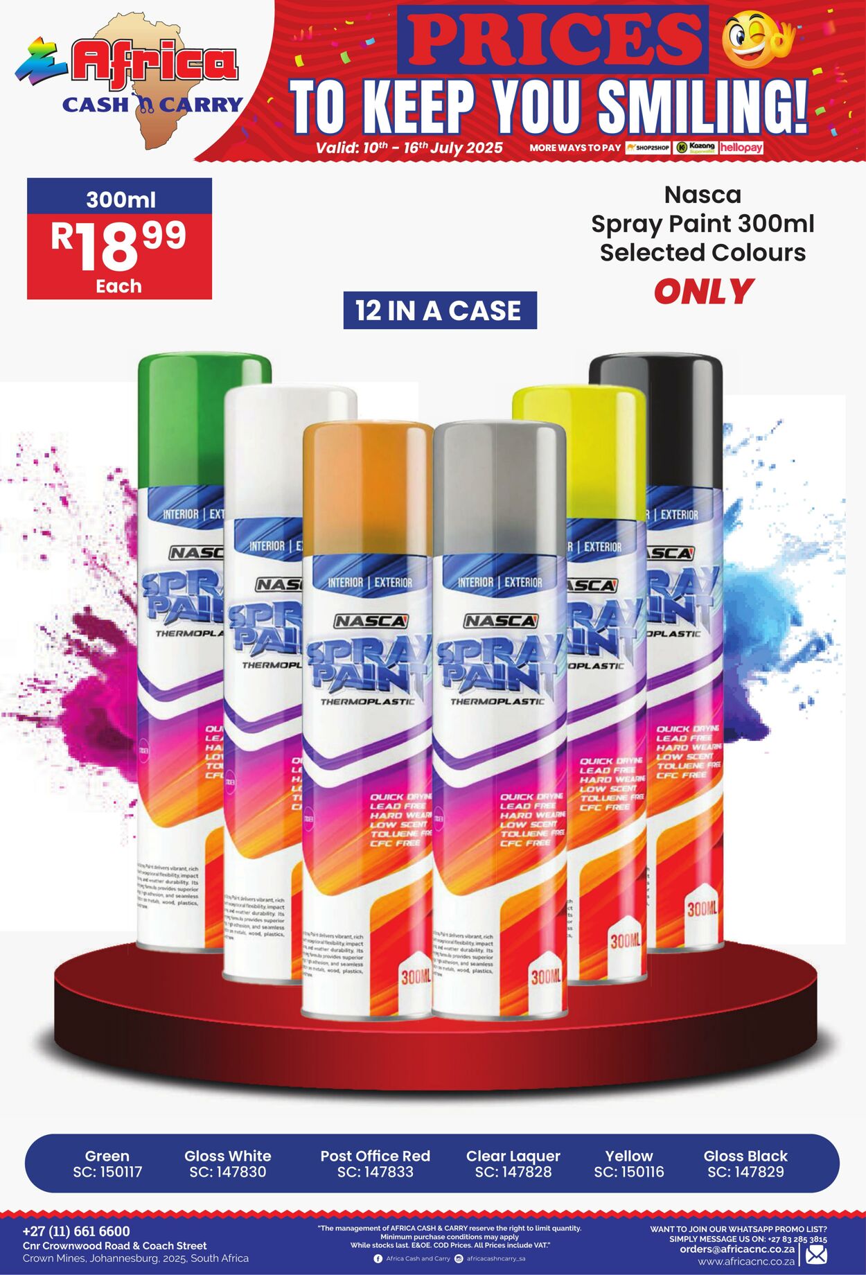 Special Africa Cash&Carry 10.07.2025 - 16.07.2025