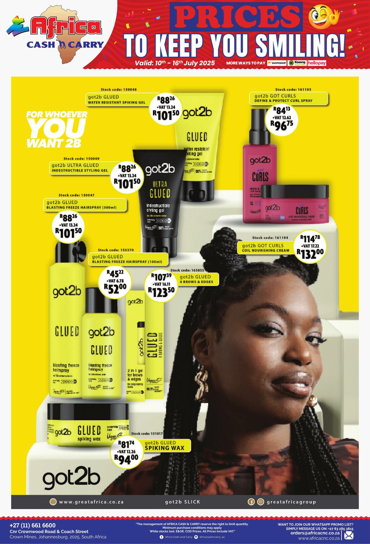 Special Africa Cash&Carry 10.07.2025 - 16.07.2025