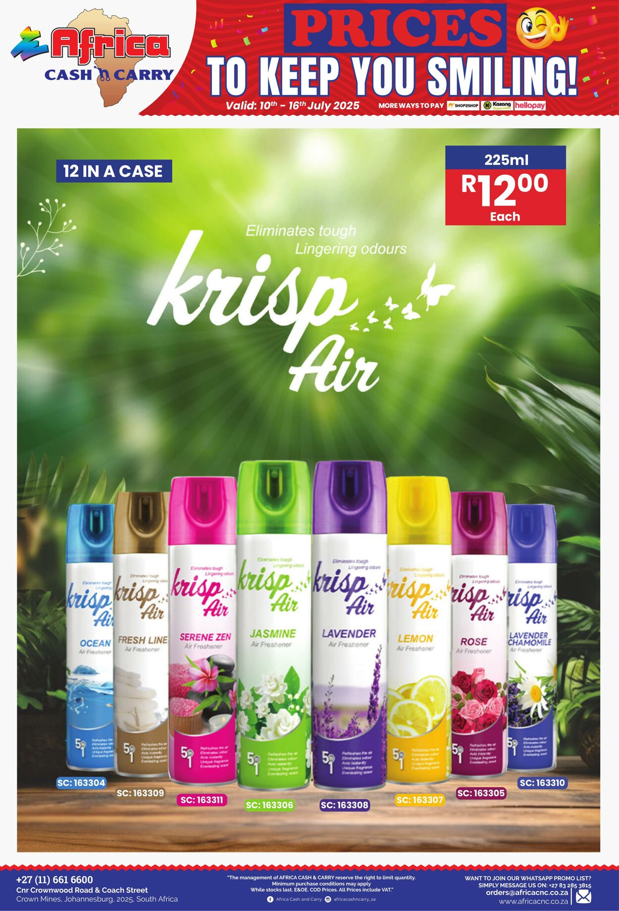 Special Africa Cash&Carry 10.07.2025 - 16.07.2025