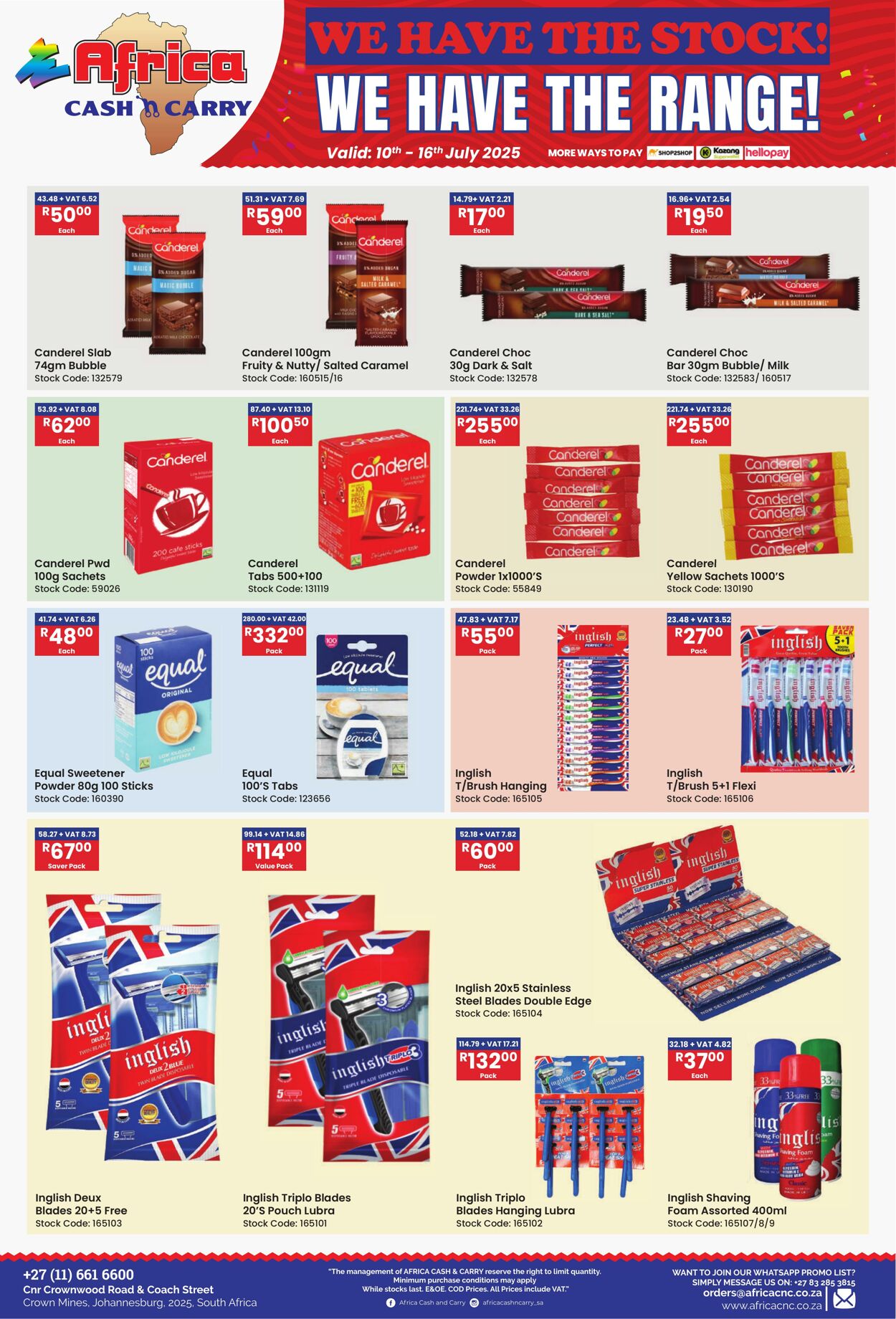 Special Africa Cash&Carry 10.07.2025 - 16.07.2025