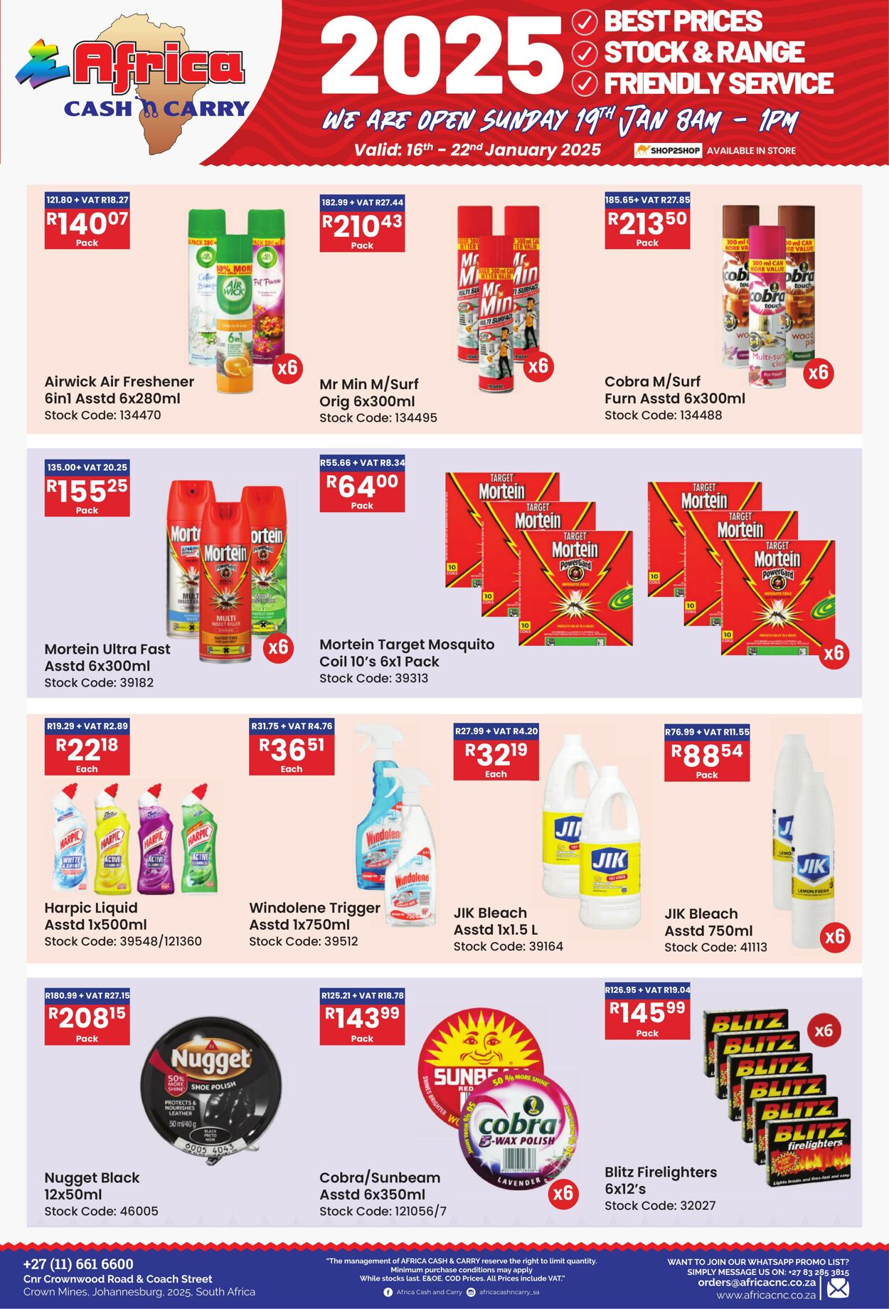 Special Africa Cash&Carry 16.01.2025 - 22.01.2025