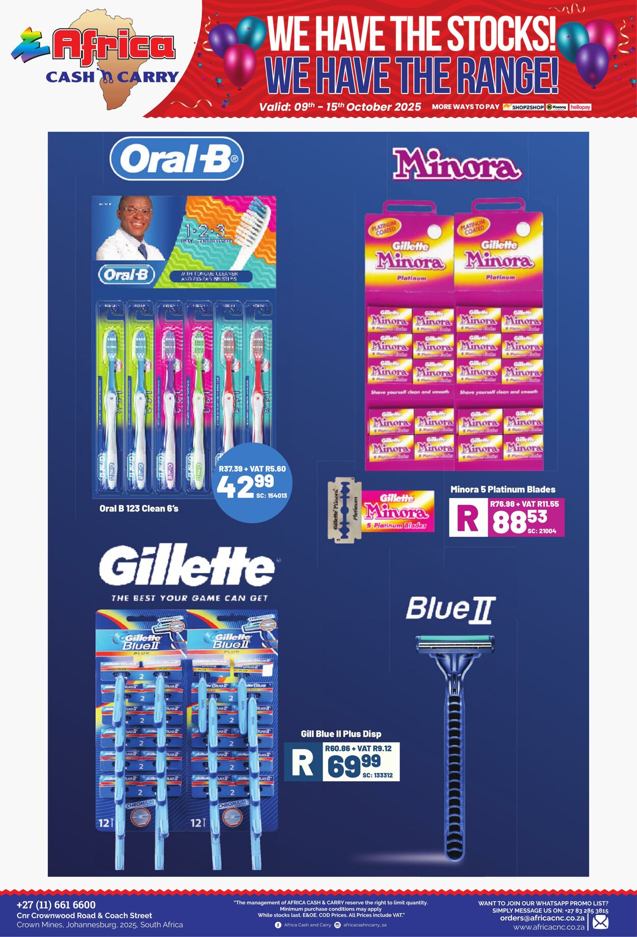 Special Africa Cash&Carry 09.10.2025 - 15.10.2025