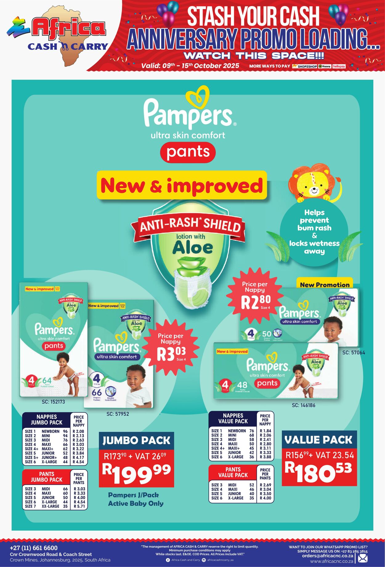 Special Africa Cash&Carry 09.10.2025 - 15.10.2025