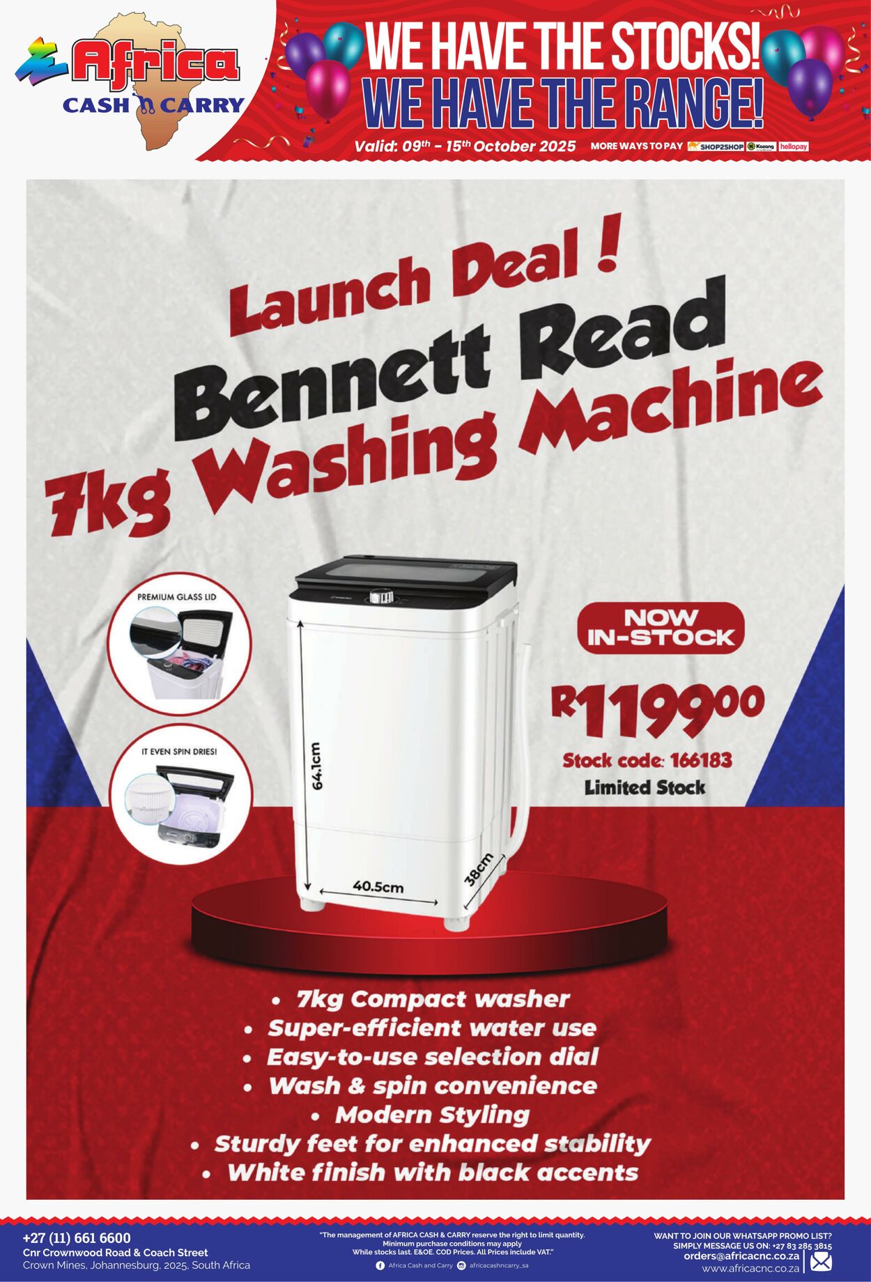 Special Africa Cash&Carry 09.10.2025 - 15.10.2025