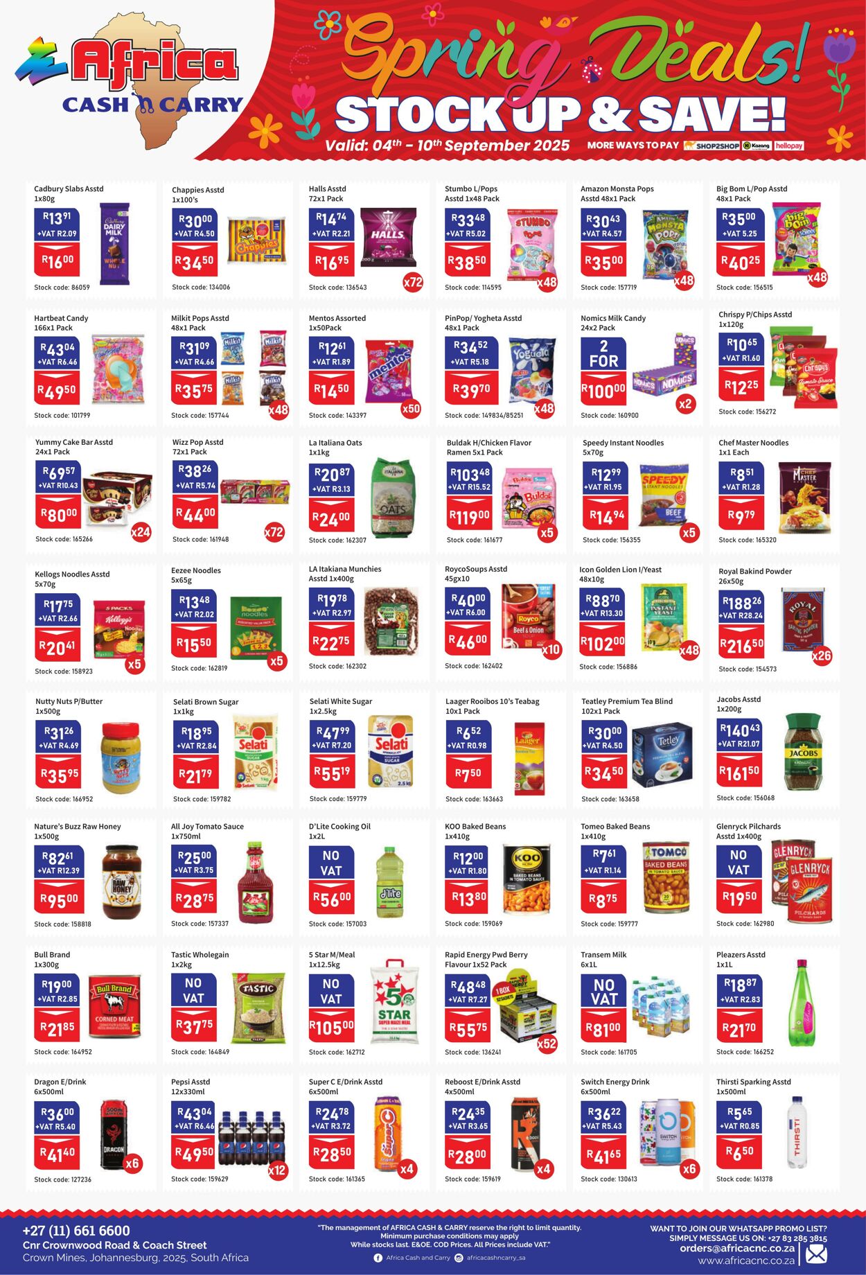 Special Africa Cash&Carry 04.09.2025 - 10.09.2025