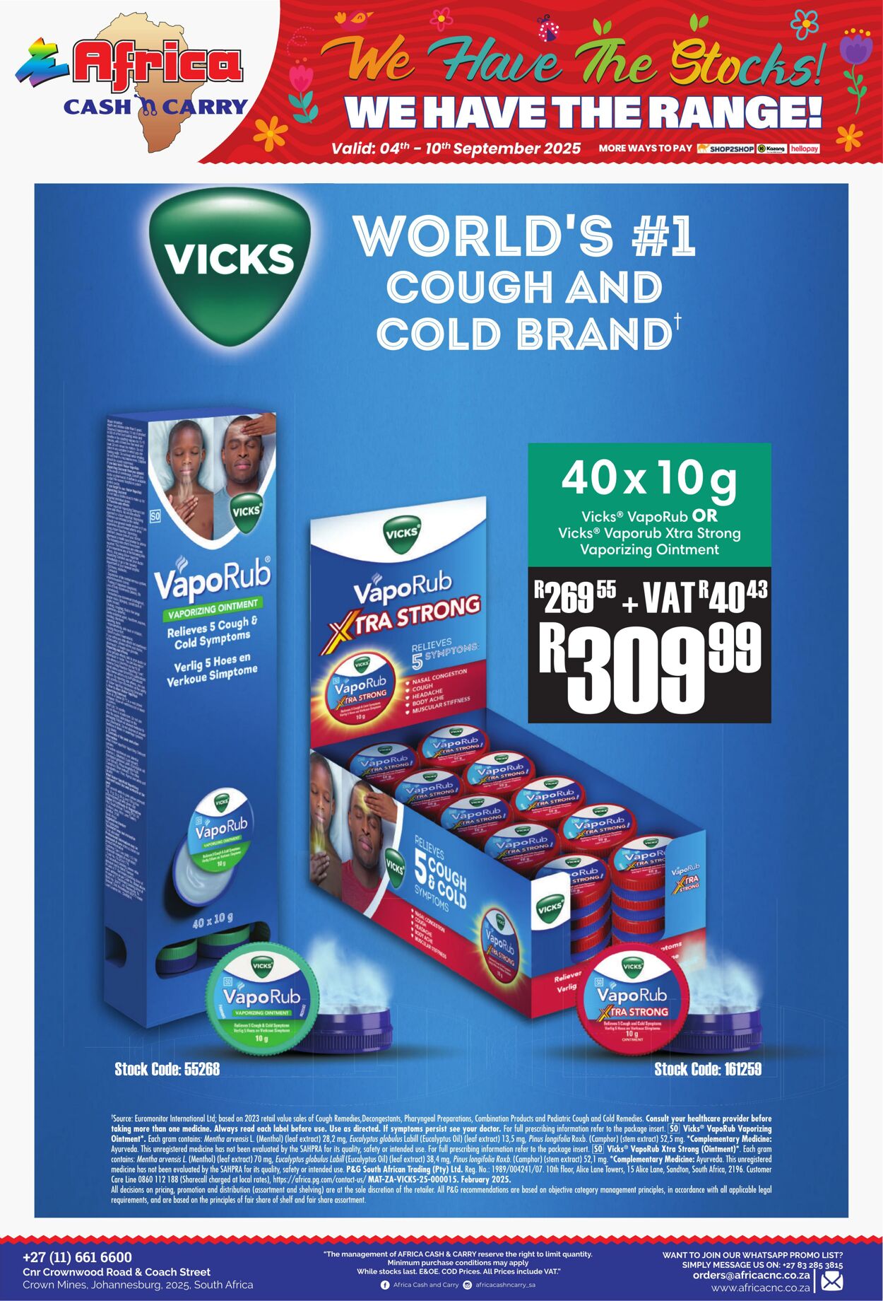 Special Africa Cash&Carry 04.09.2025 - 10.09.2025