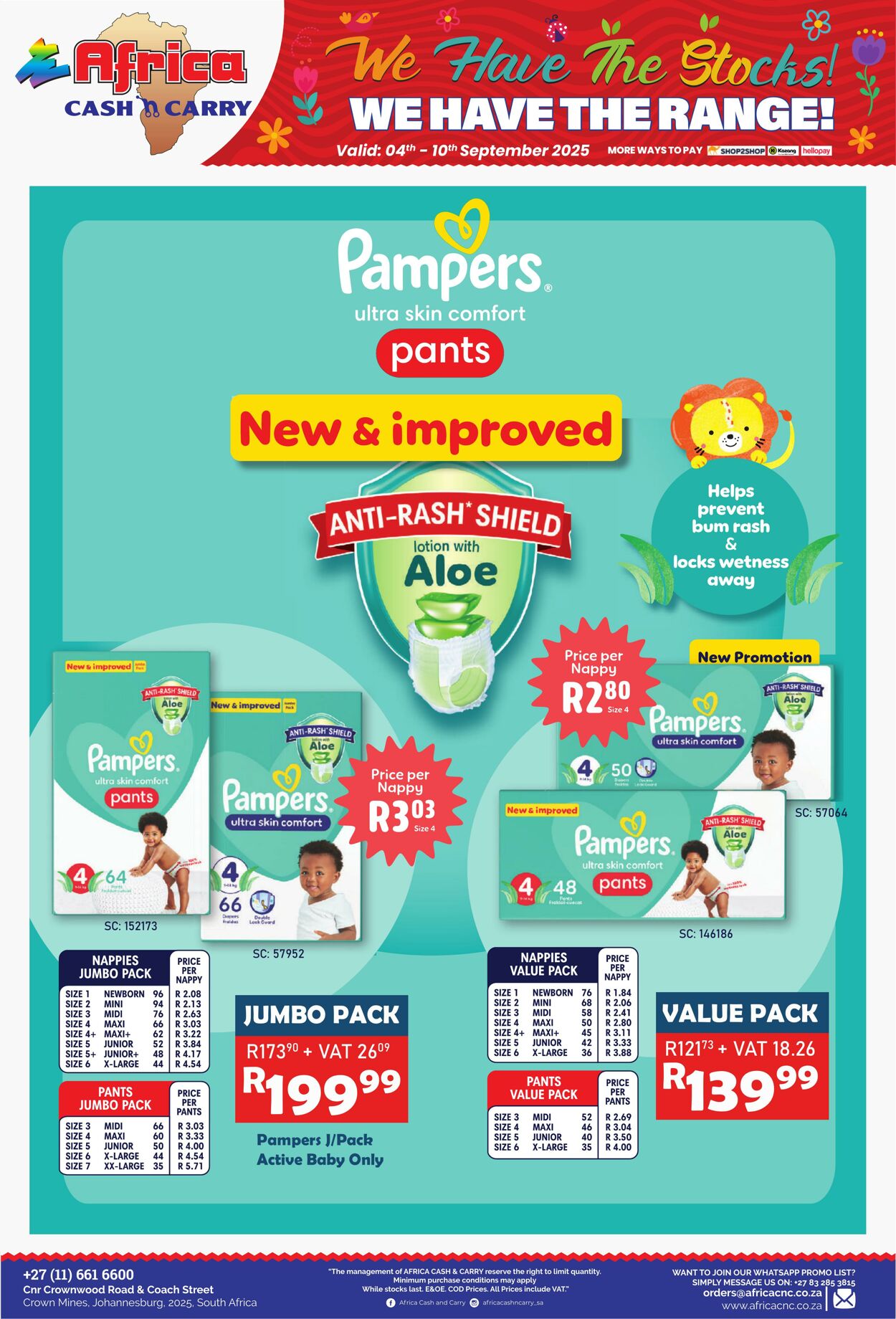 Special Africa Cash&Carry 04.09.2025 - 10.09.2025