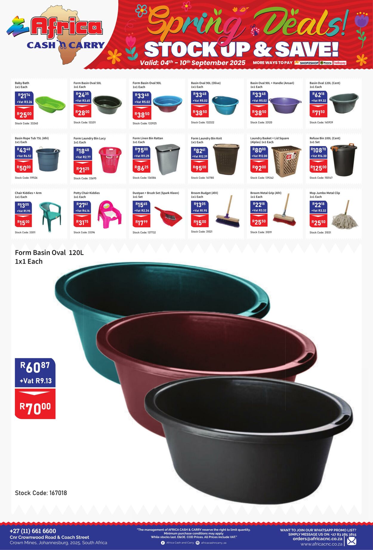 Special Africa Cash&Carry 04.09.2025 - 10.09.2025