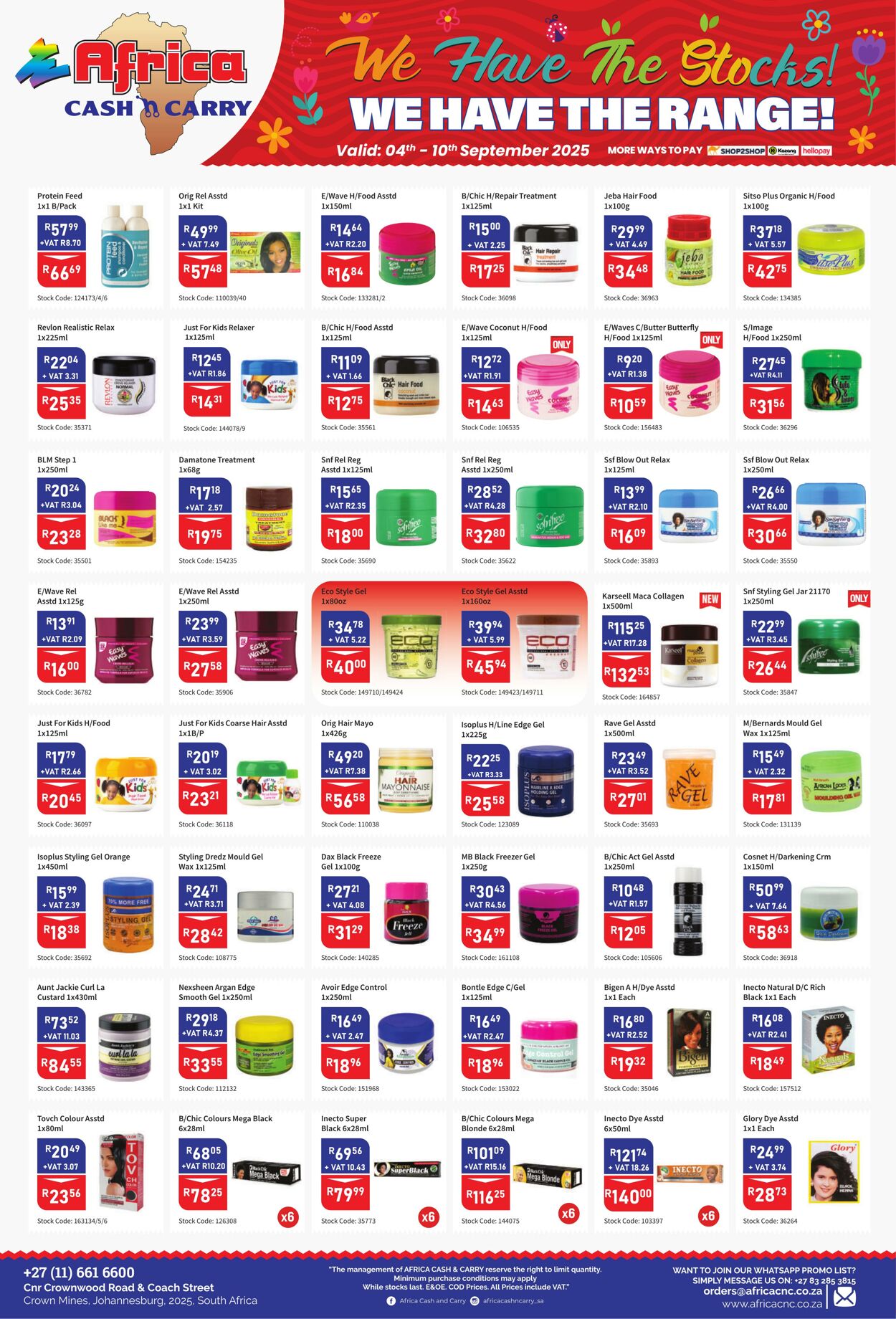 Special Africa Cash&Carry 04.09.2025 - 10.09.2025