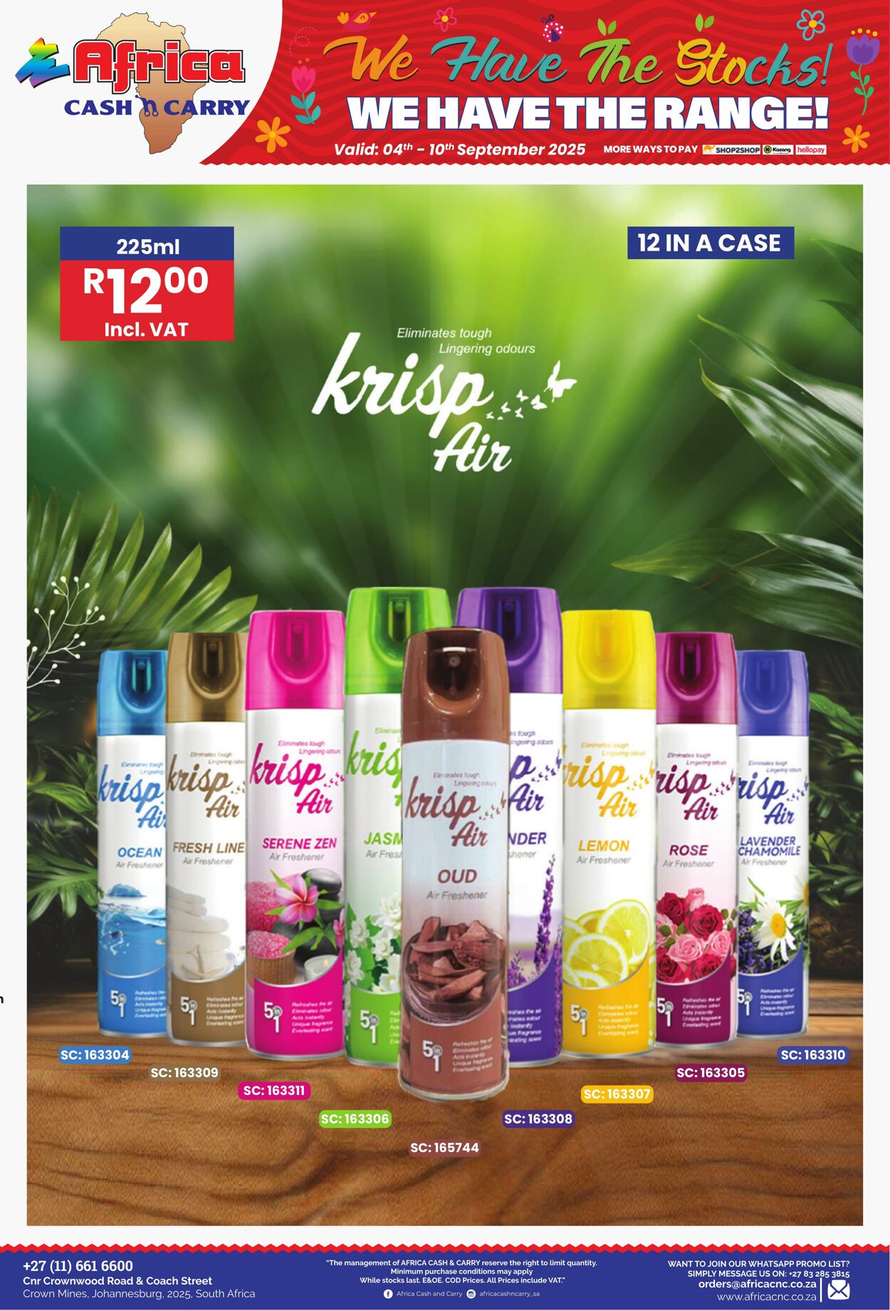 Special Africa Cash&Carry 04.09.2025 - 10.09.2025