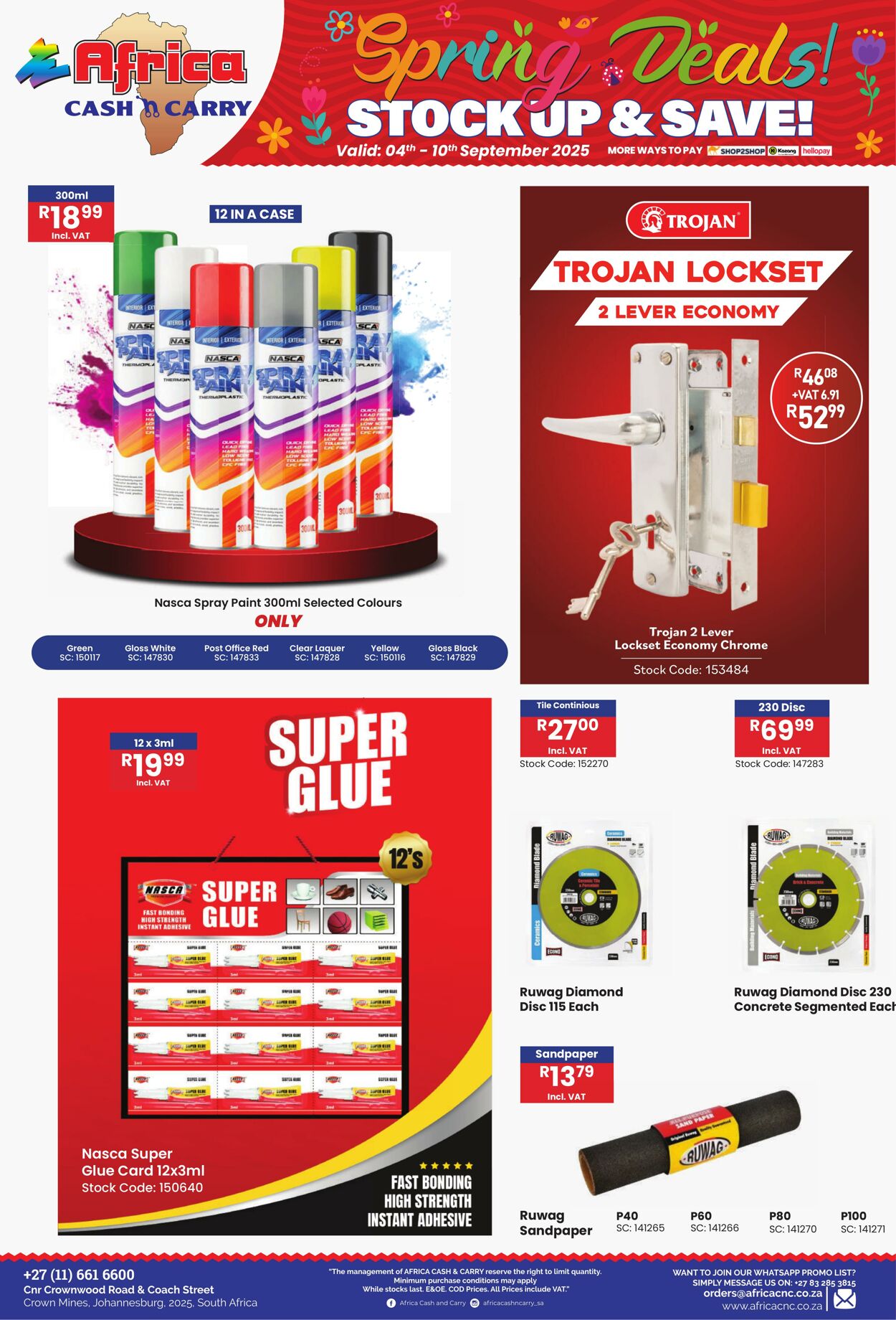 Special Africa Cash&Carry 04.09.2025 - 10.09.2025