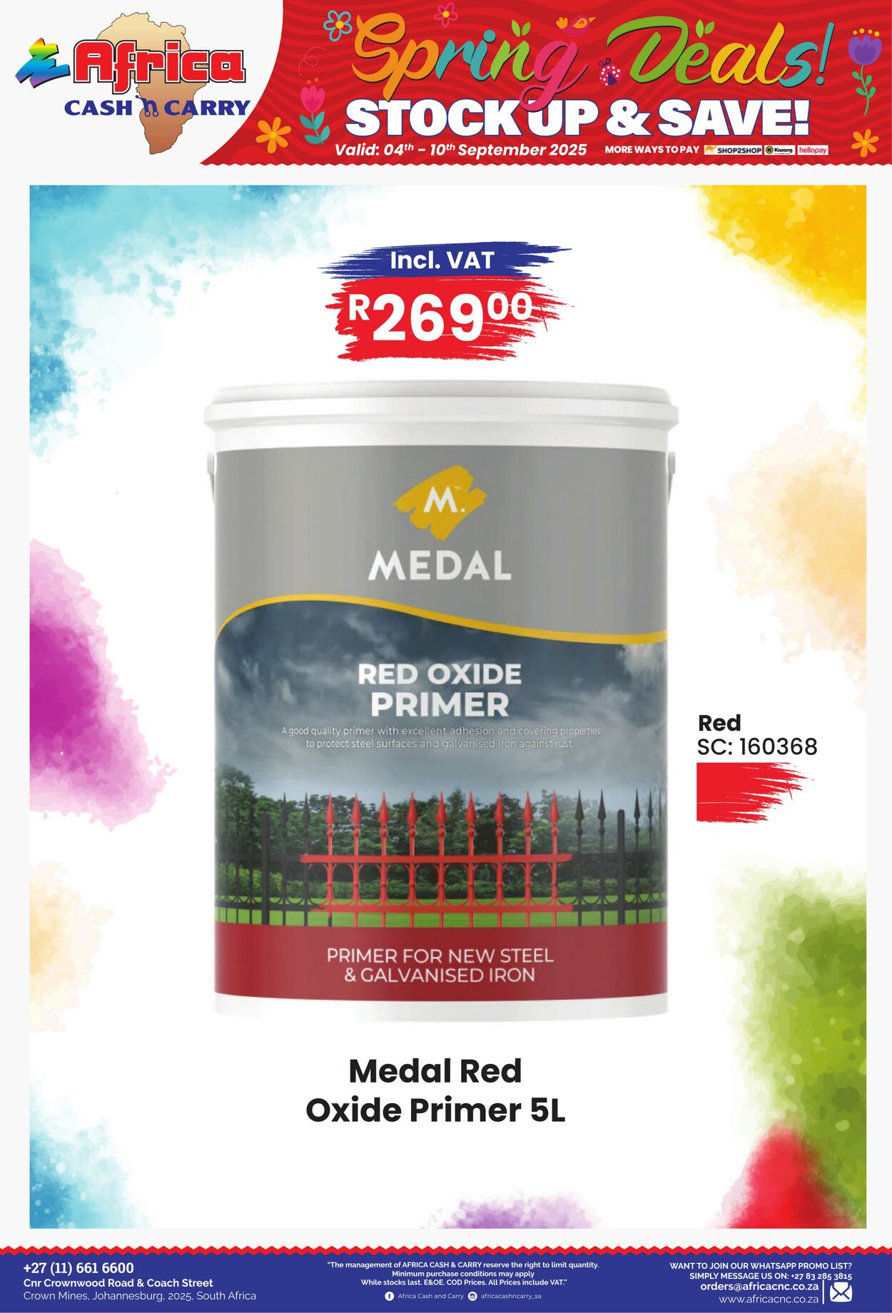 Special Africa Cash&Carry 04.09.2025 - 10.09.2025