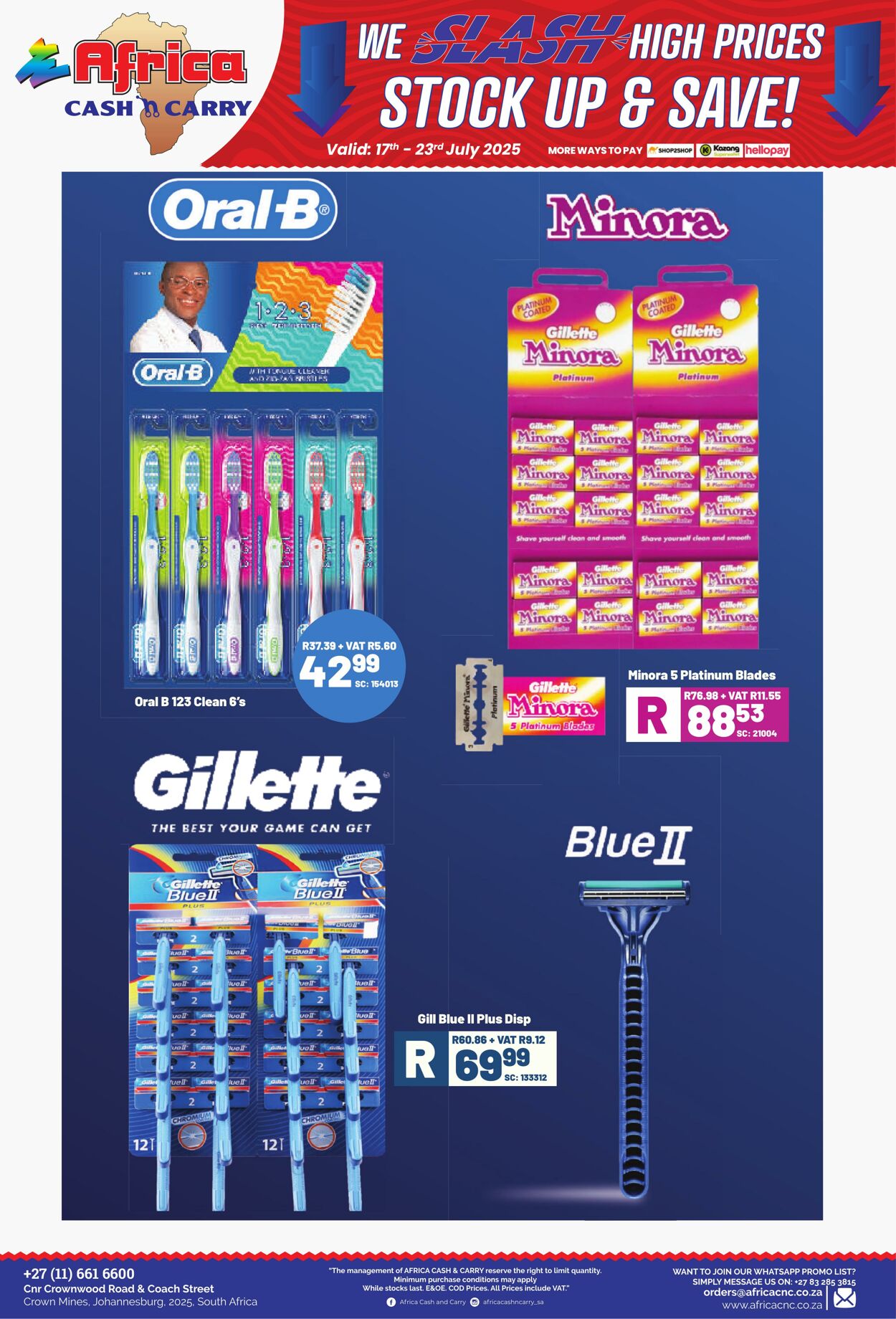 Special Africa Cash&Carry 17.07.2025 - 23.07.2025