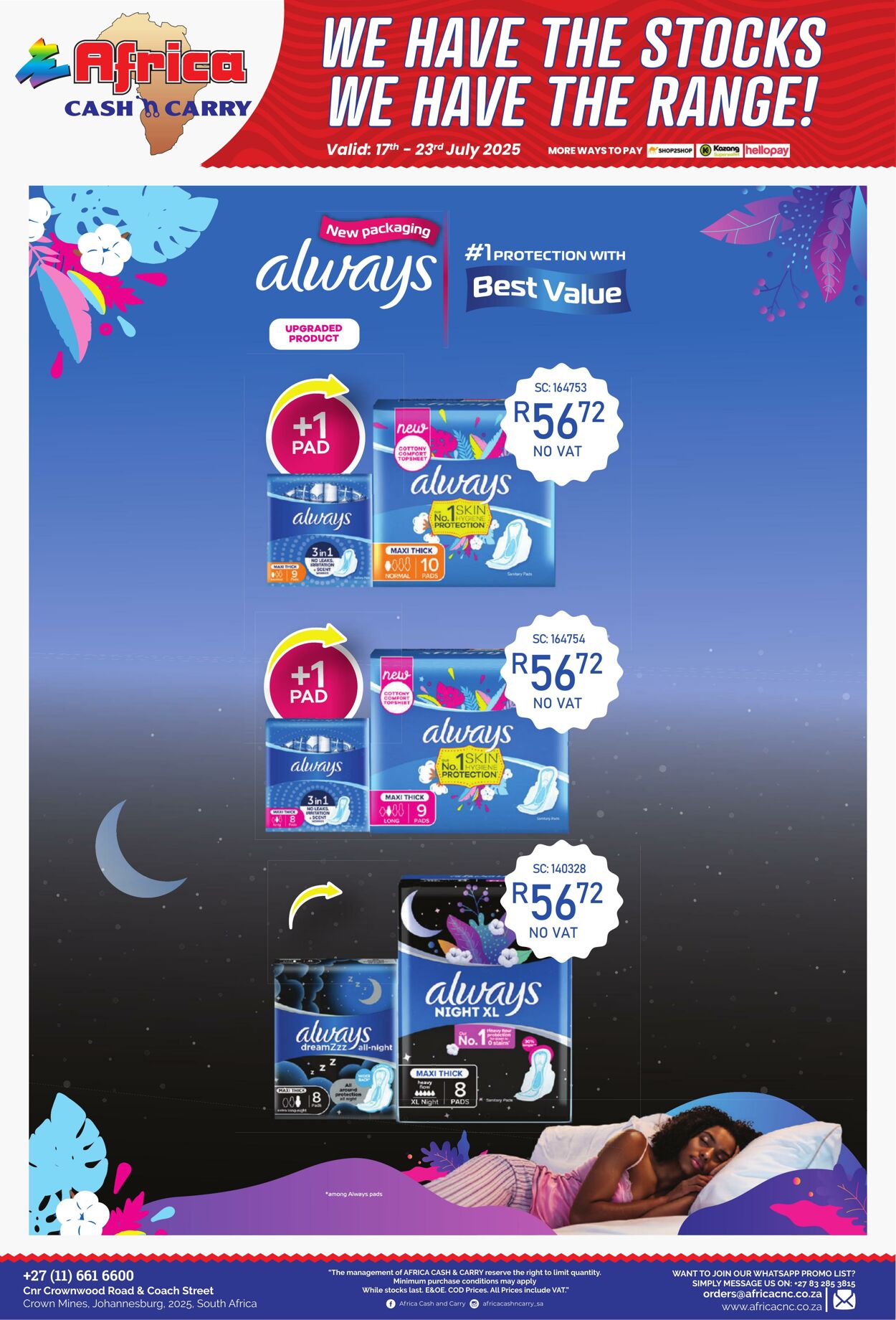 Special Africa Cash&Carry 17.07.2025 - 23.07.2025