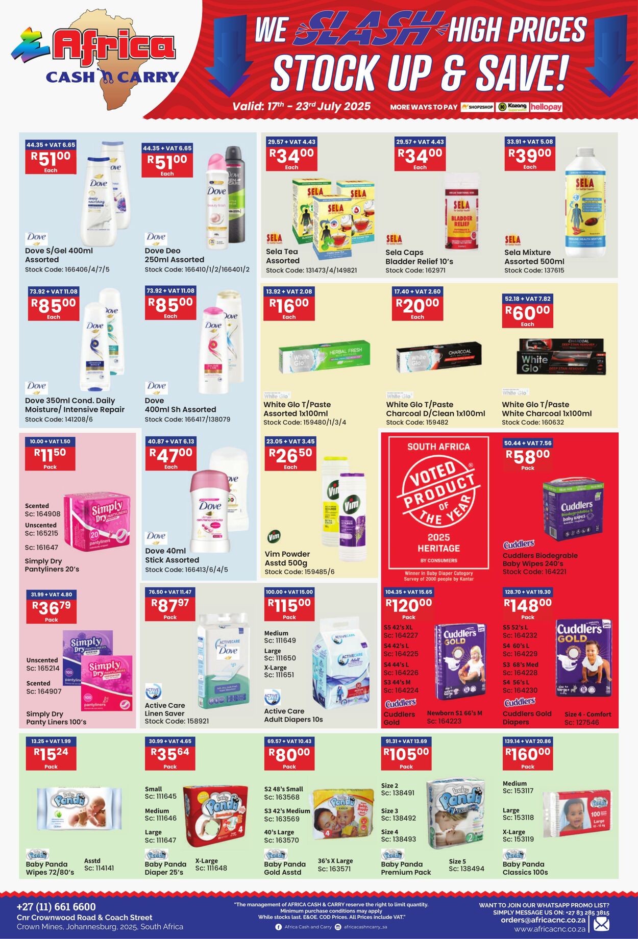 Special Africa Cash&Carry 17.07.2025 - 23.07.2025
