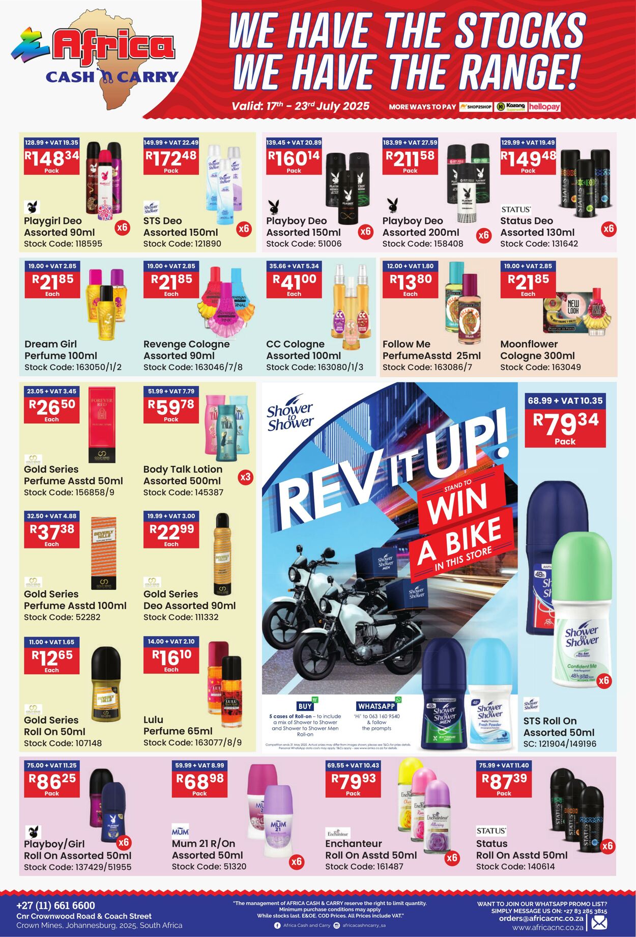 Special Africa Cash&Carry 17.07.2025 - 23.07.2025