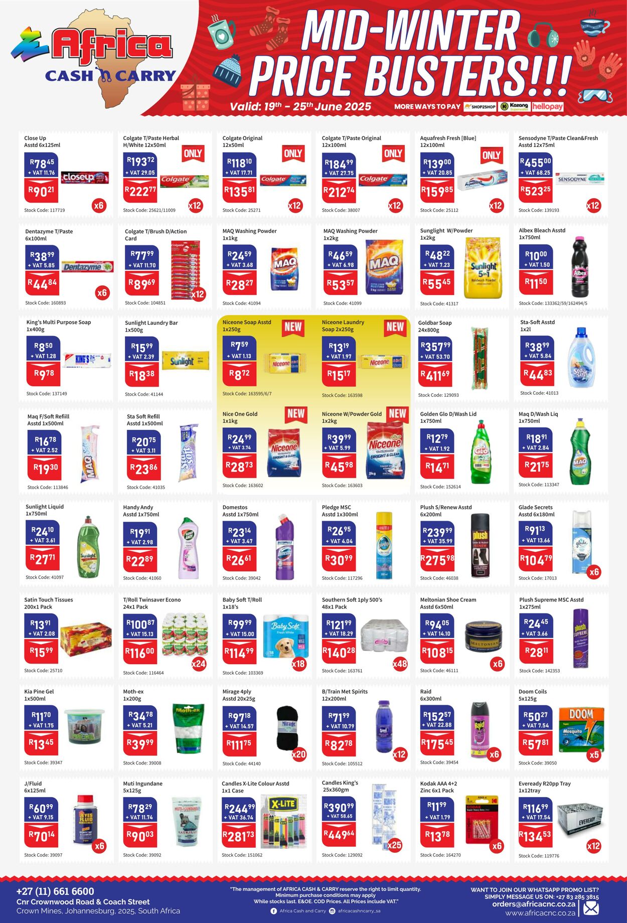 Special Africa Cash&Carry 19.06.2025 - 25.06.2025
