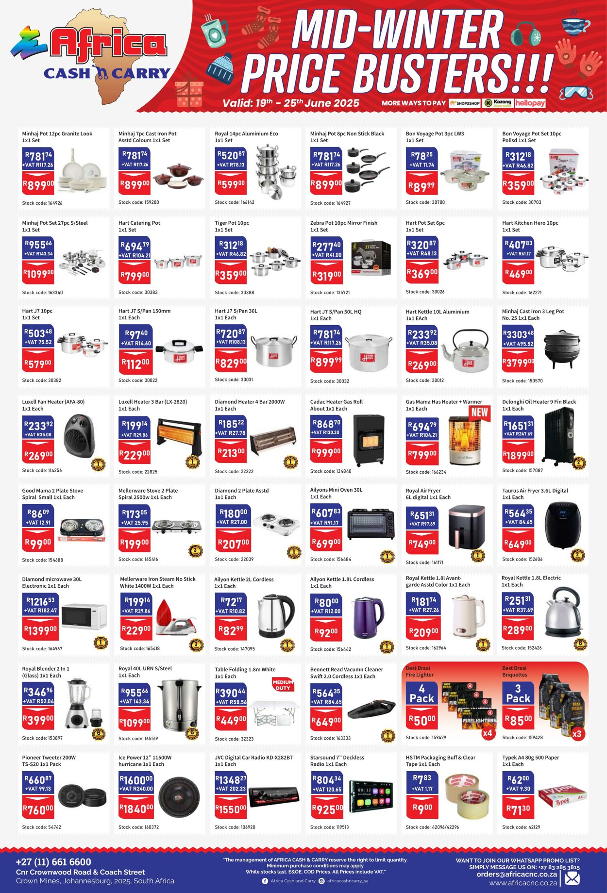 Special Africa Cash&Carry 19.06.2025 - 25.06.2025