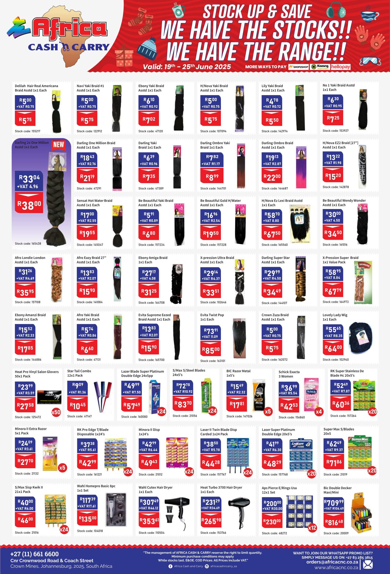 Special Africa Cash&Carry 19.06.2025 - 25.06.2025