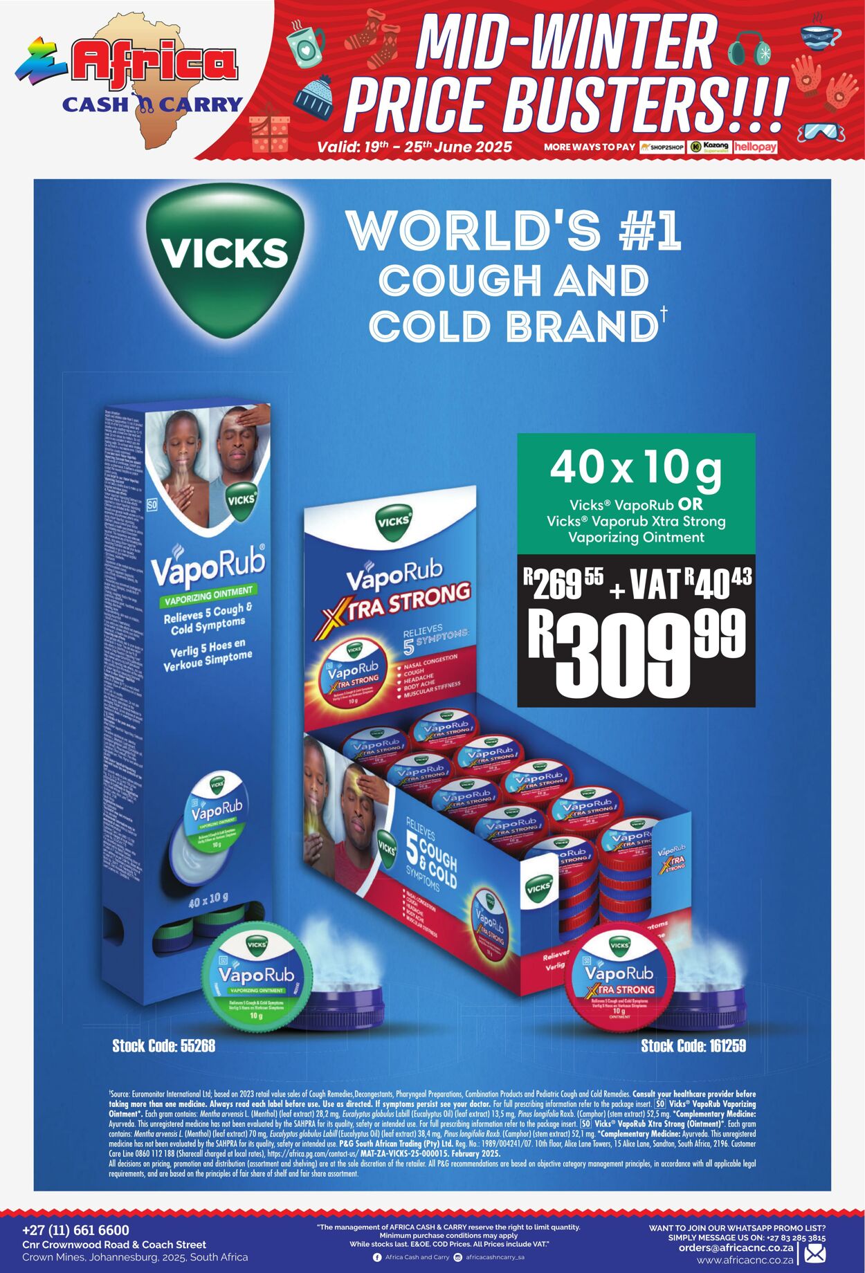 Special Africa Cash&Carry 19.06.2025 - 25.06.2025