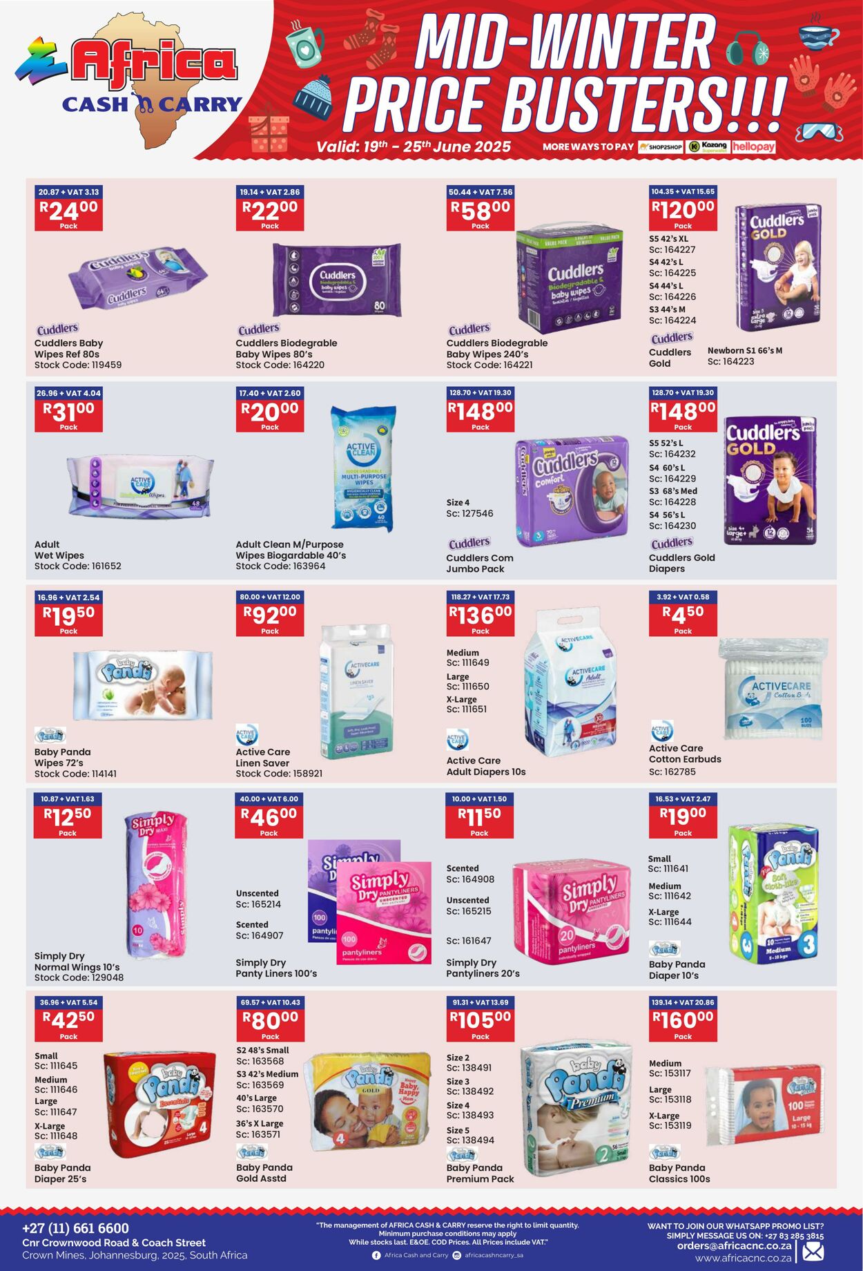 Special Africa Cash&Carry 19.06.2025 - 25.06.2025