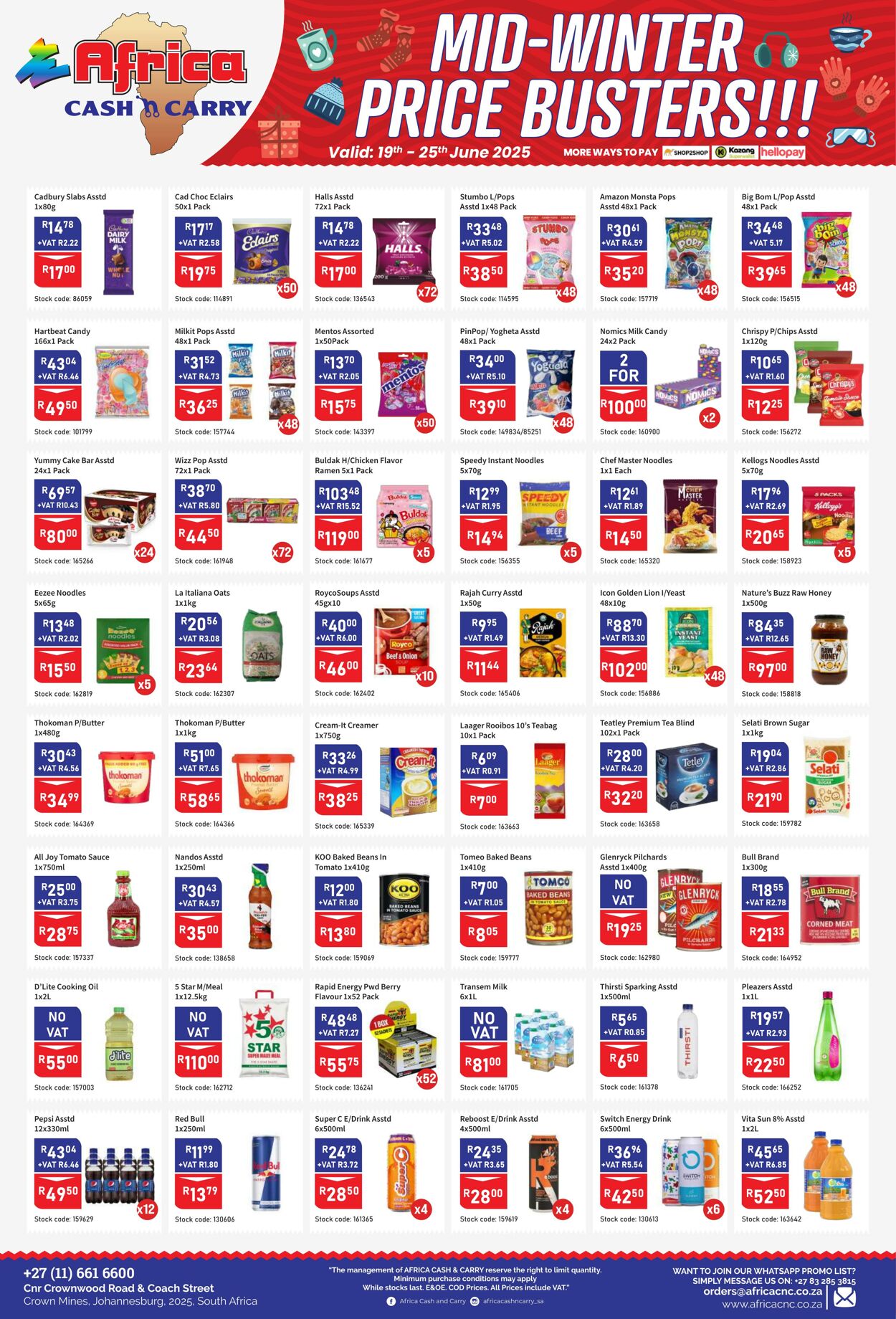 Special Africa Cash&Carry 19.06.2025 - 25.06.2025