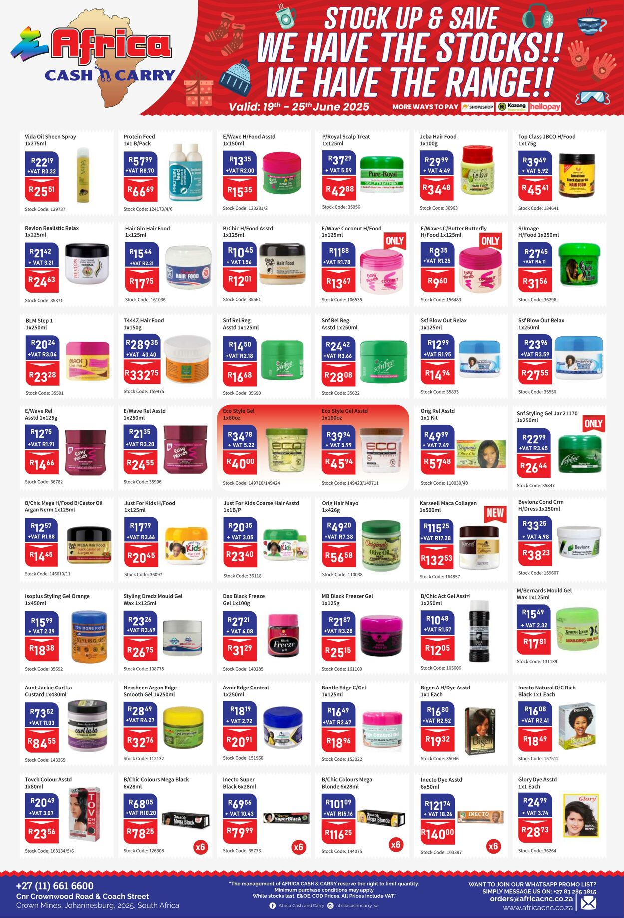 Special Africa Cash&Carry 19.06.2025 - 25.06.2025